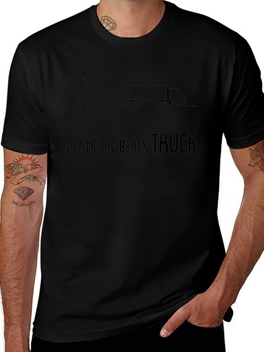 My Heart Beats Truck Graphic Tee
