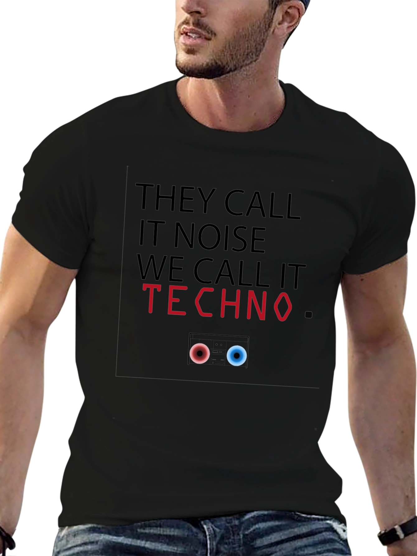 Techno Music Graphic T-Shirt