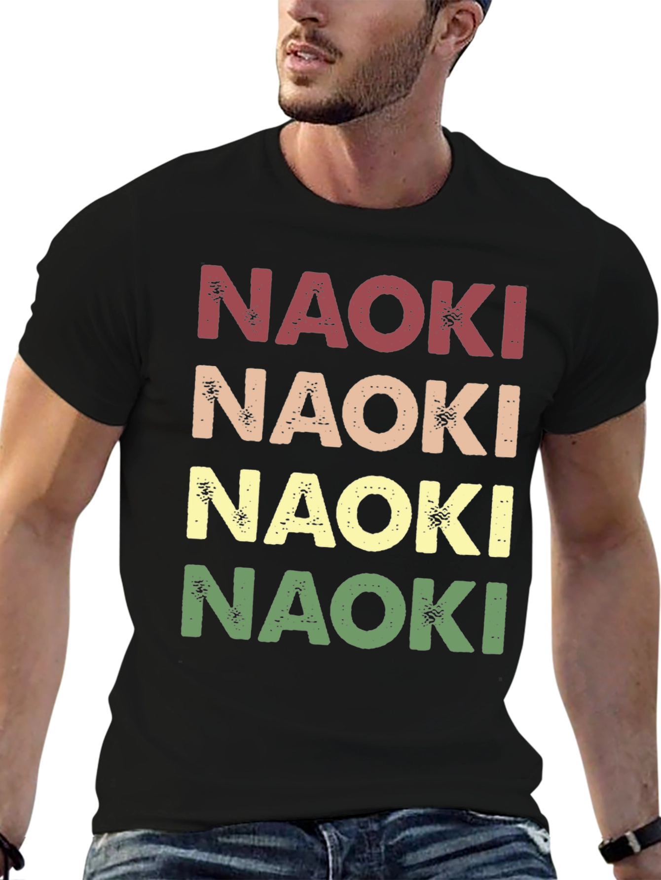 Naoki Retro Graphic T-Shirt