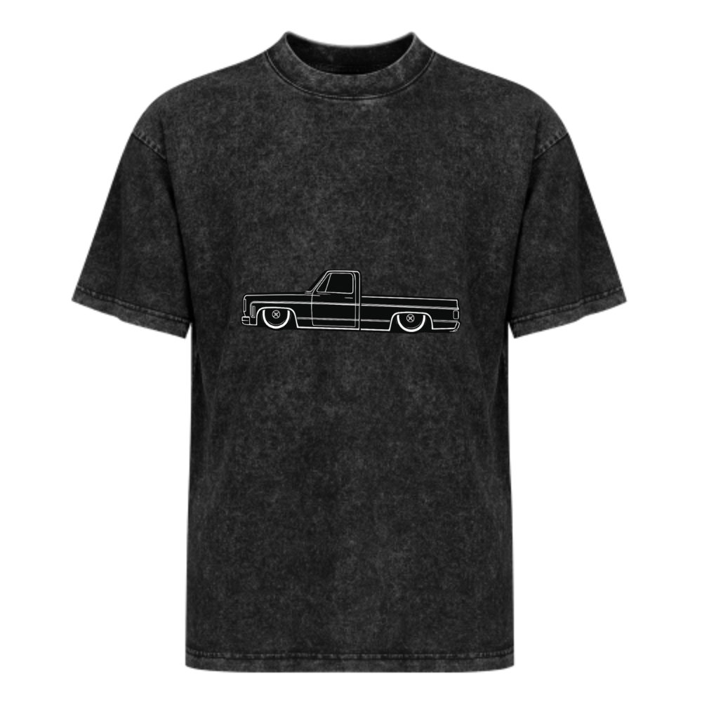 Lowered Pickup Truck Vintage Graphic T-Shirt | Retro Mini Truck Streetwear Tee(z118)