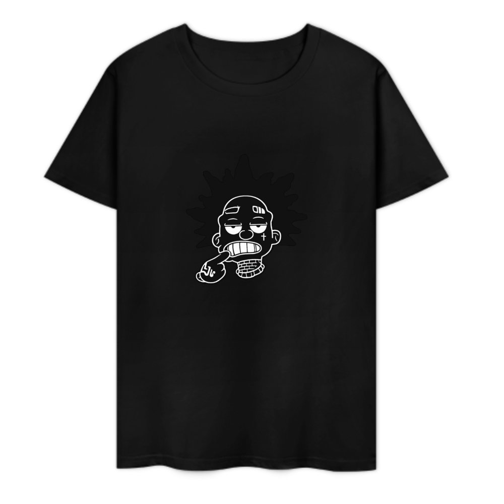 Urban Cartoon Graphic T-Shirt | Streetwear Hip-Hop Inspired Minimal Tee(z121)