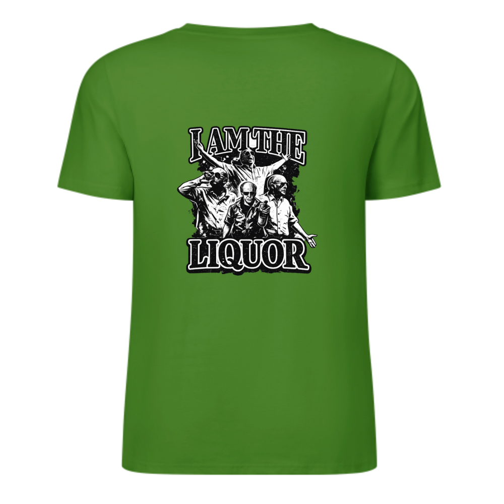 I Am The Liquor Graphic T-Shirt | Vintage Funny Drinking Meme Tee(z132)