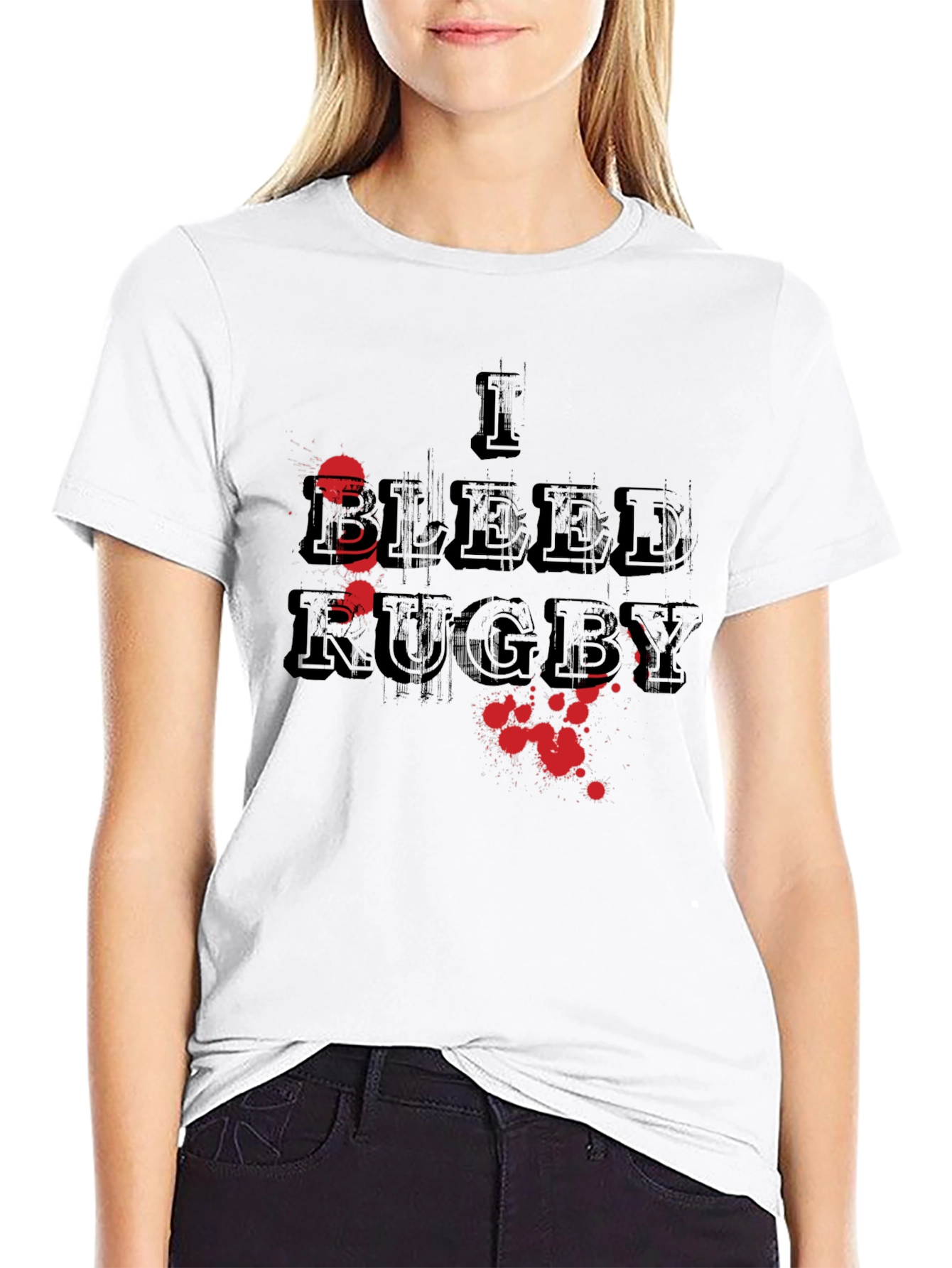 I Bleed Rugby Graphic T-Shirt