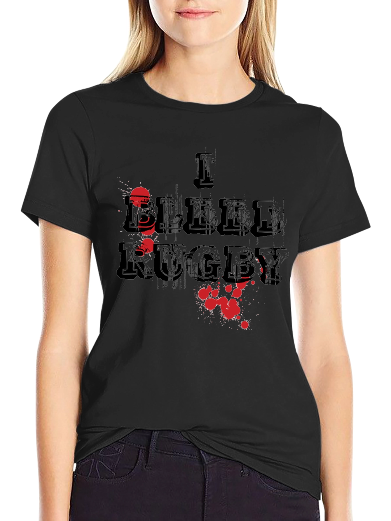 I Bleed Rugby Graphic T-Shirt