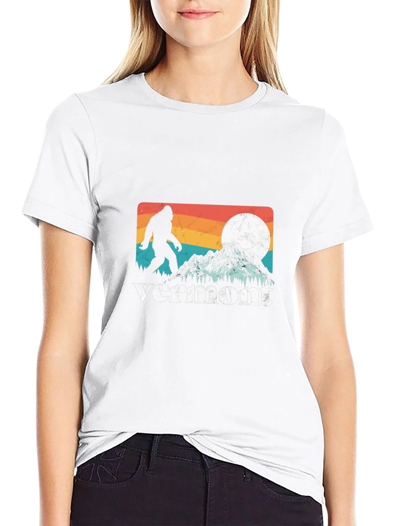 Vermont Bigfoot Retro T-Shirt