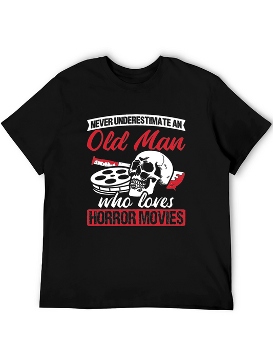 Old Man Horror Movie T-Shirt