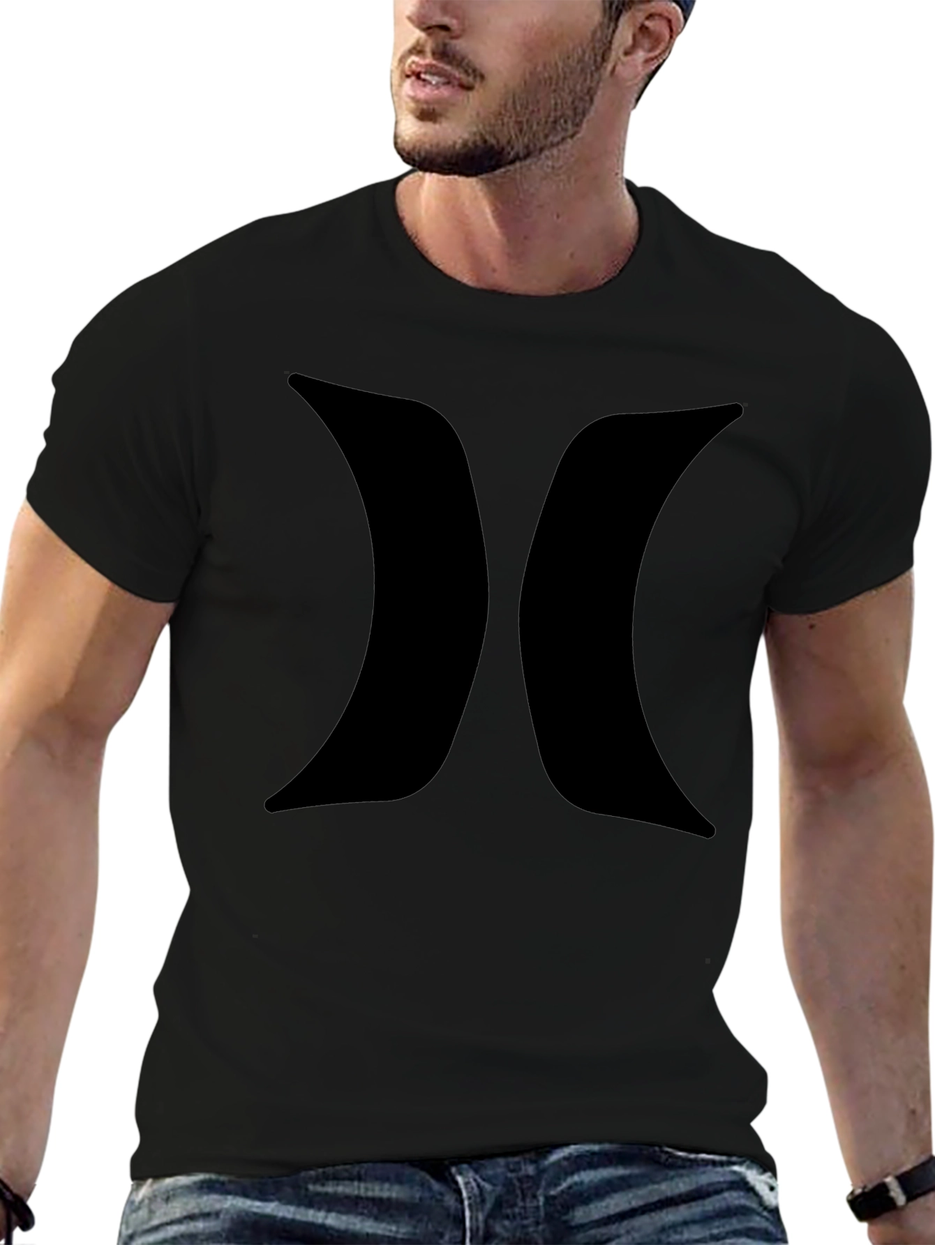 Black Hurley Logo T-Shirt - Classic Comfort