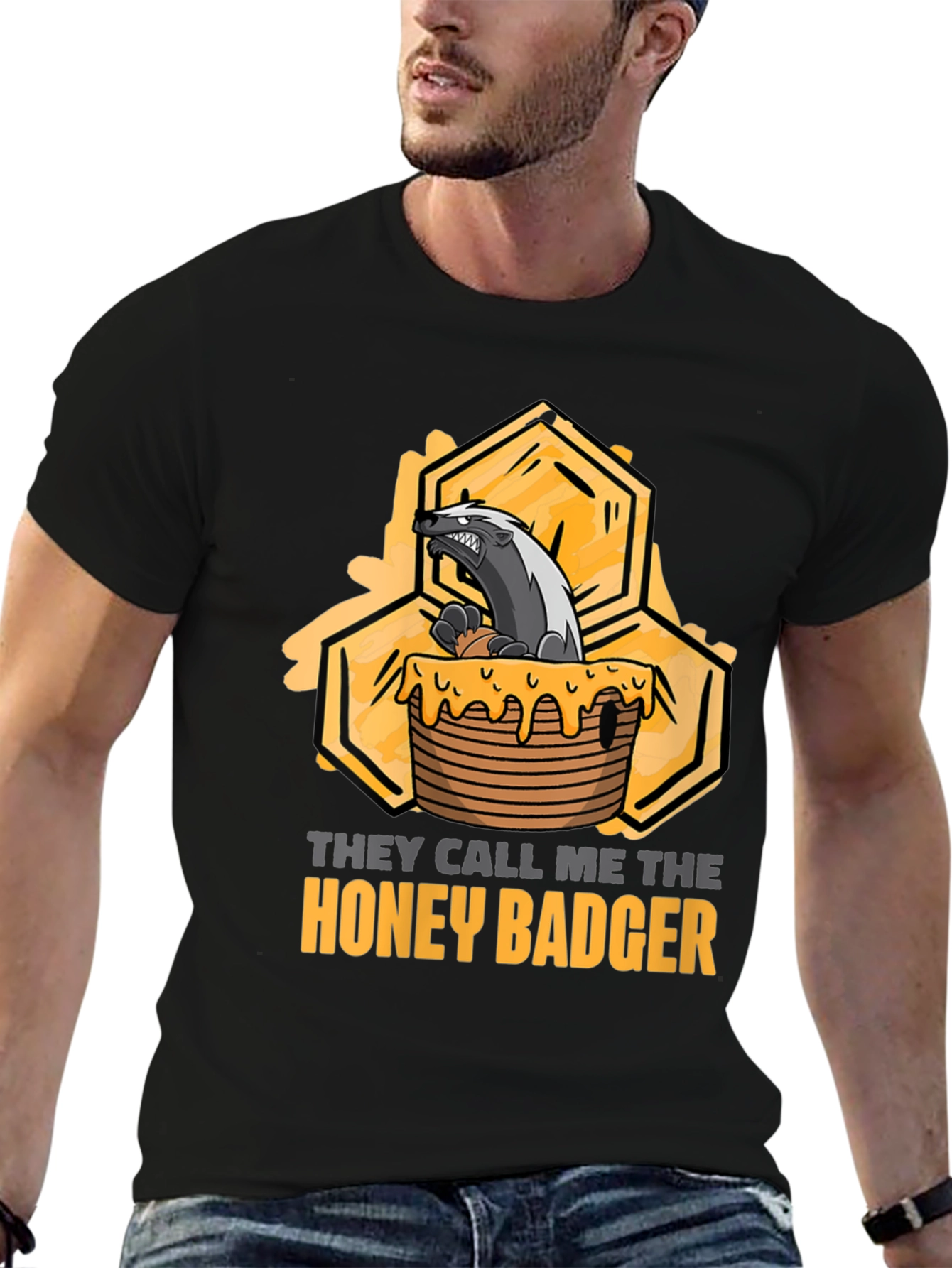 Honey Badger Graphic T-Shirt - Unisex