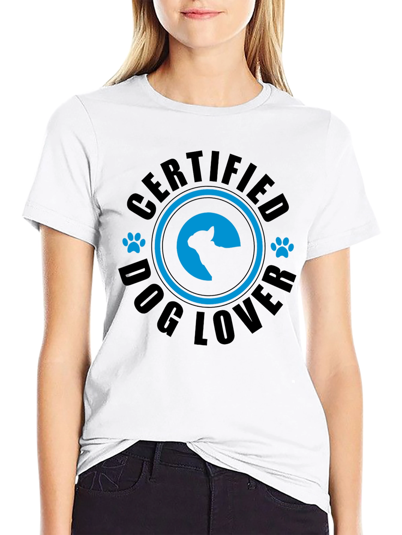Certified Dog Lover Graphic Tee