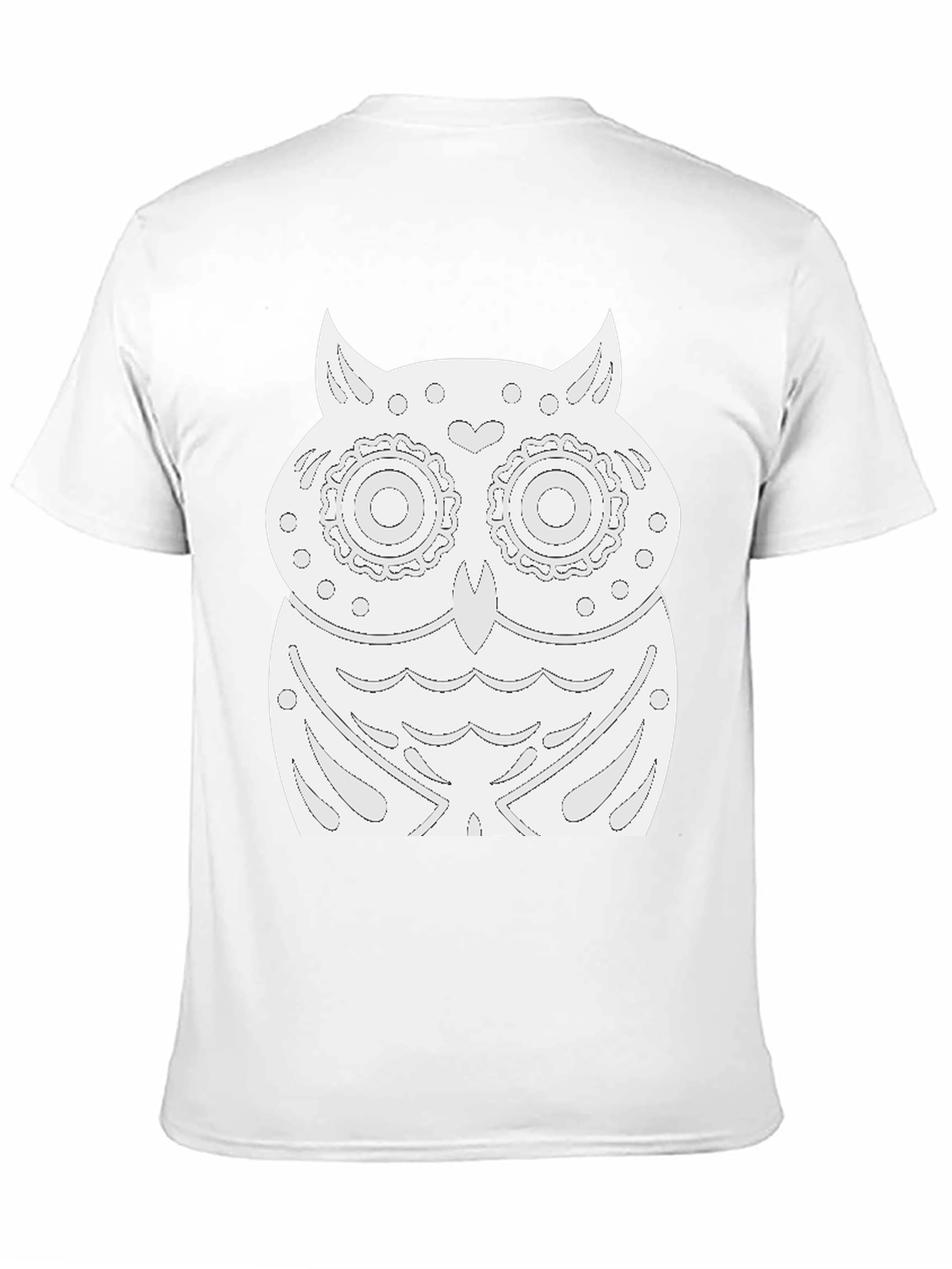 Owl Graphic Black T-Shirt