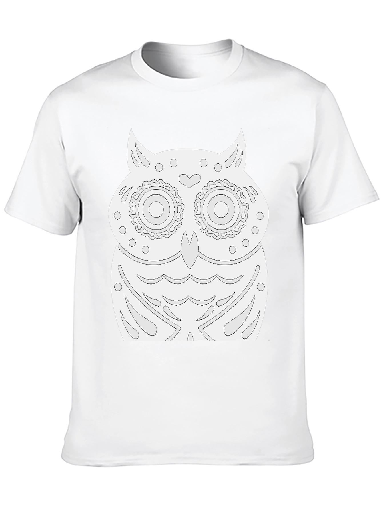 Owl Graphic Black T-Shirt
