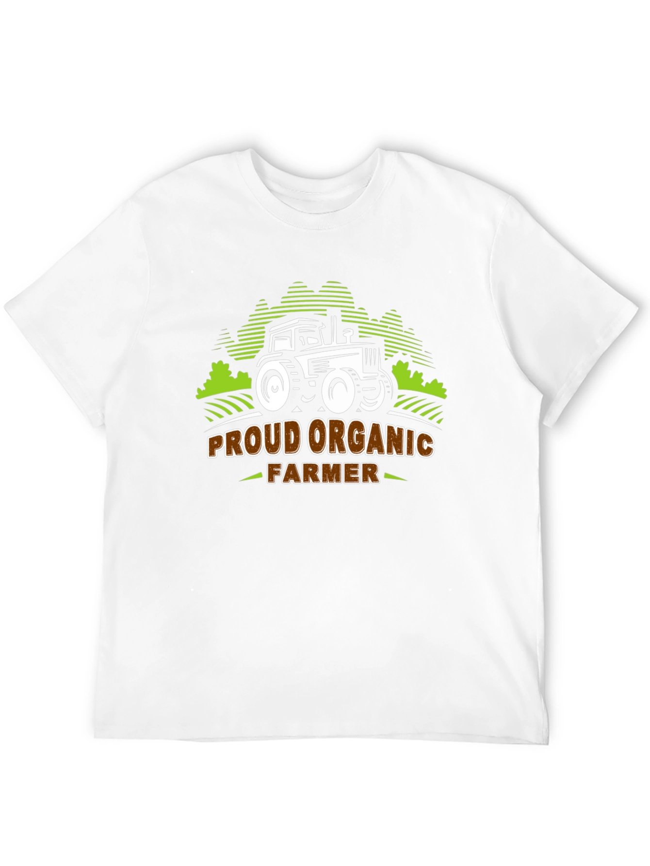 Proud Organic Farmer T-Shirt - Black Cotton Tee