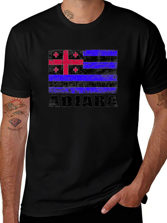 Adjara Flag T-Shirt - Distressed Pride Tee