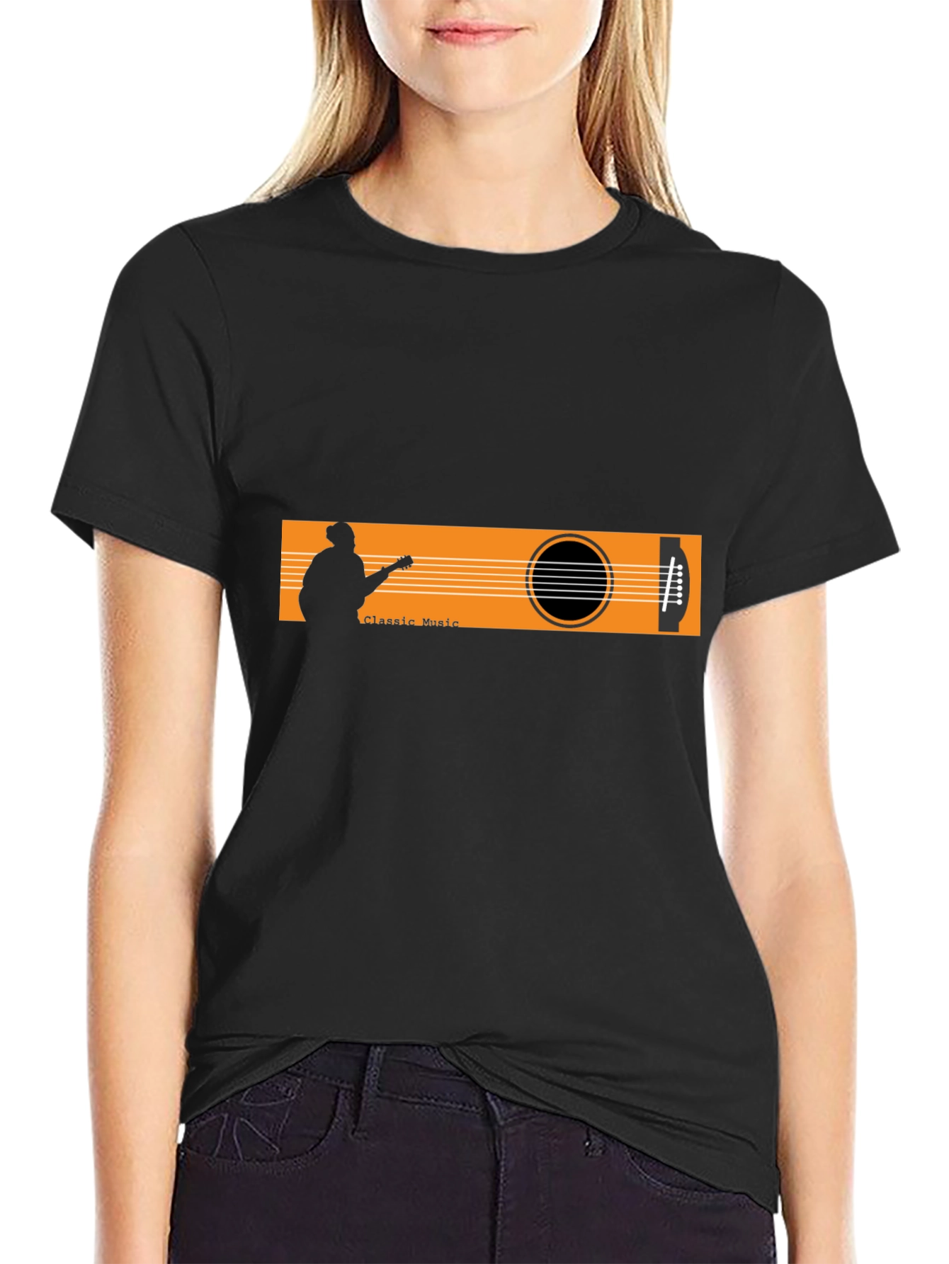 Classic Music Guitar T-Shirt