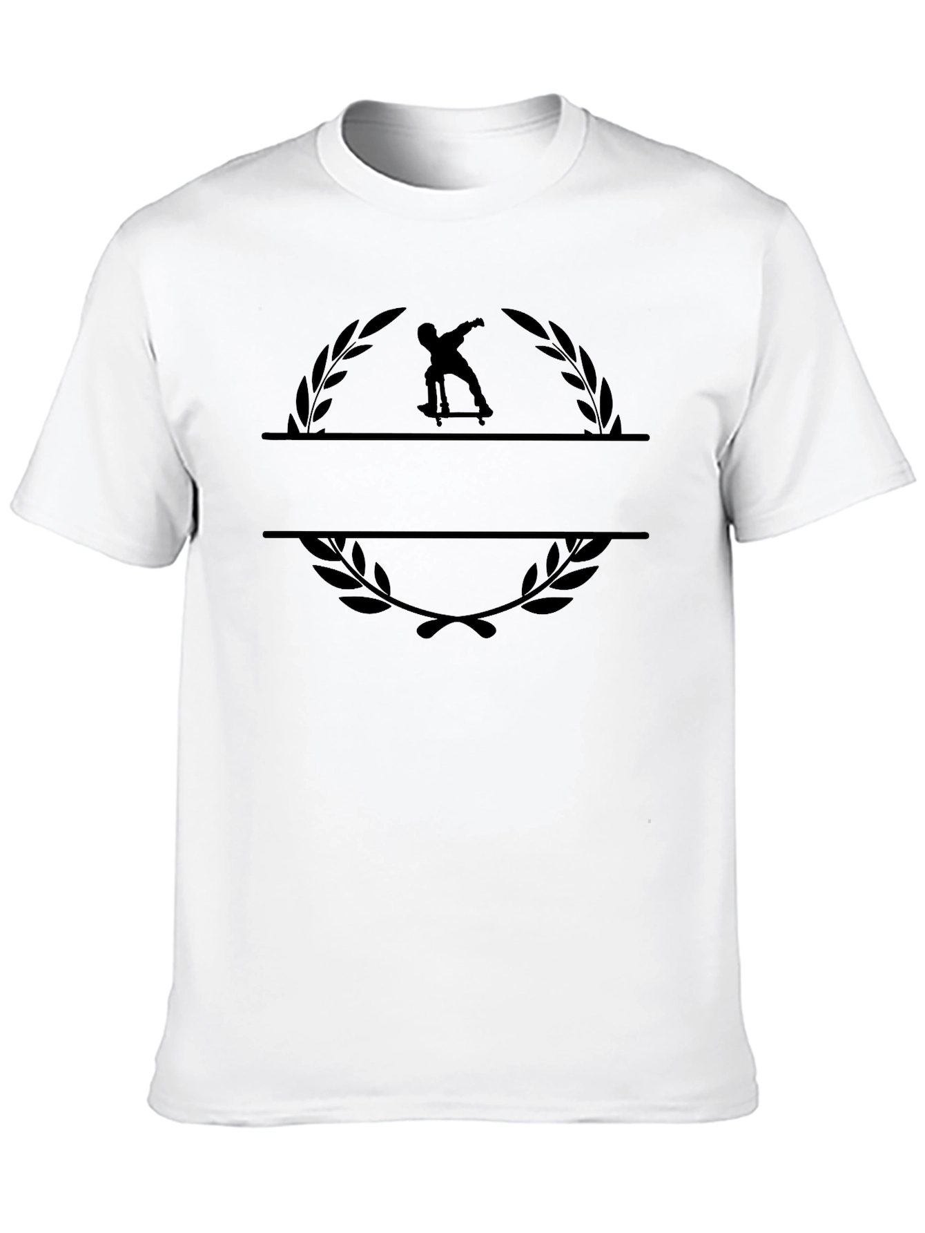 Skateboarding Silhouette Tee - Stylish Graphic T-Shirt