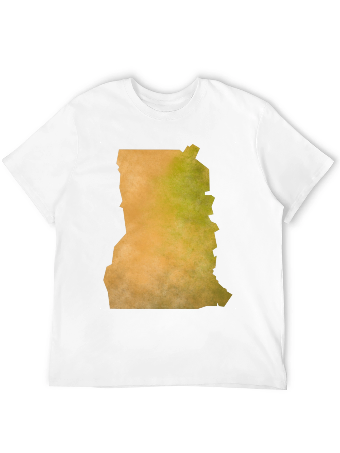 Ghana Map Graphic Tee - Black