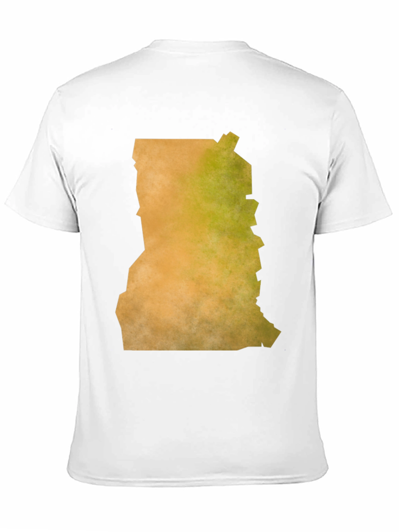 Ghana Map Graphic Tee - Black
