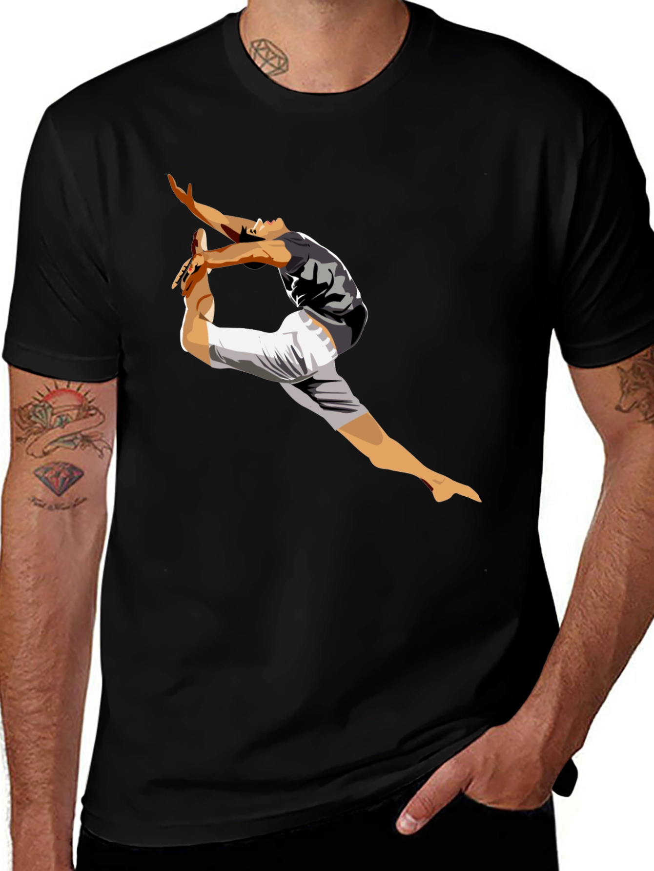 Gymnast Black T-Shirt