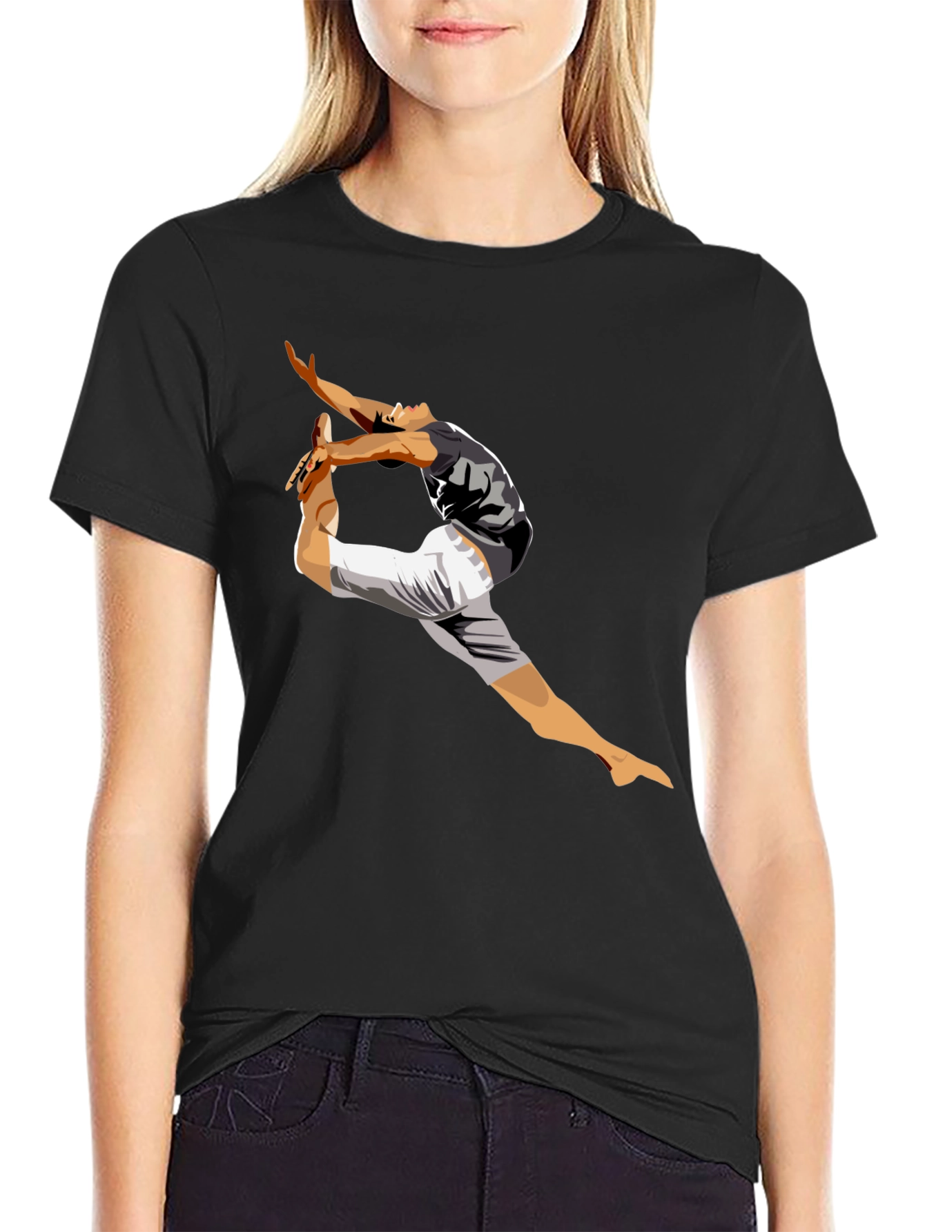 Gymnast Black T-Shirt