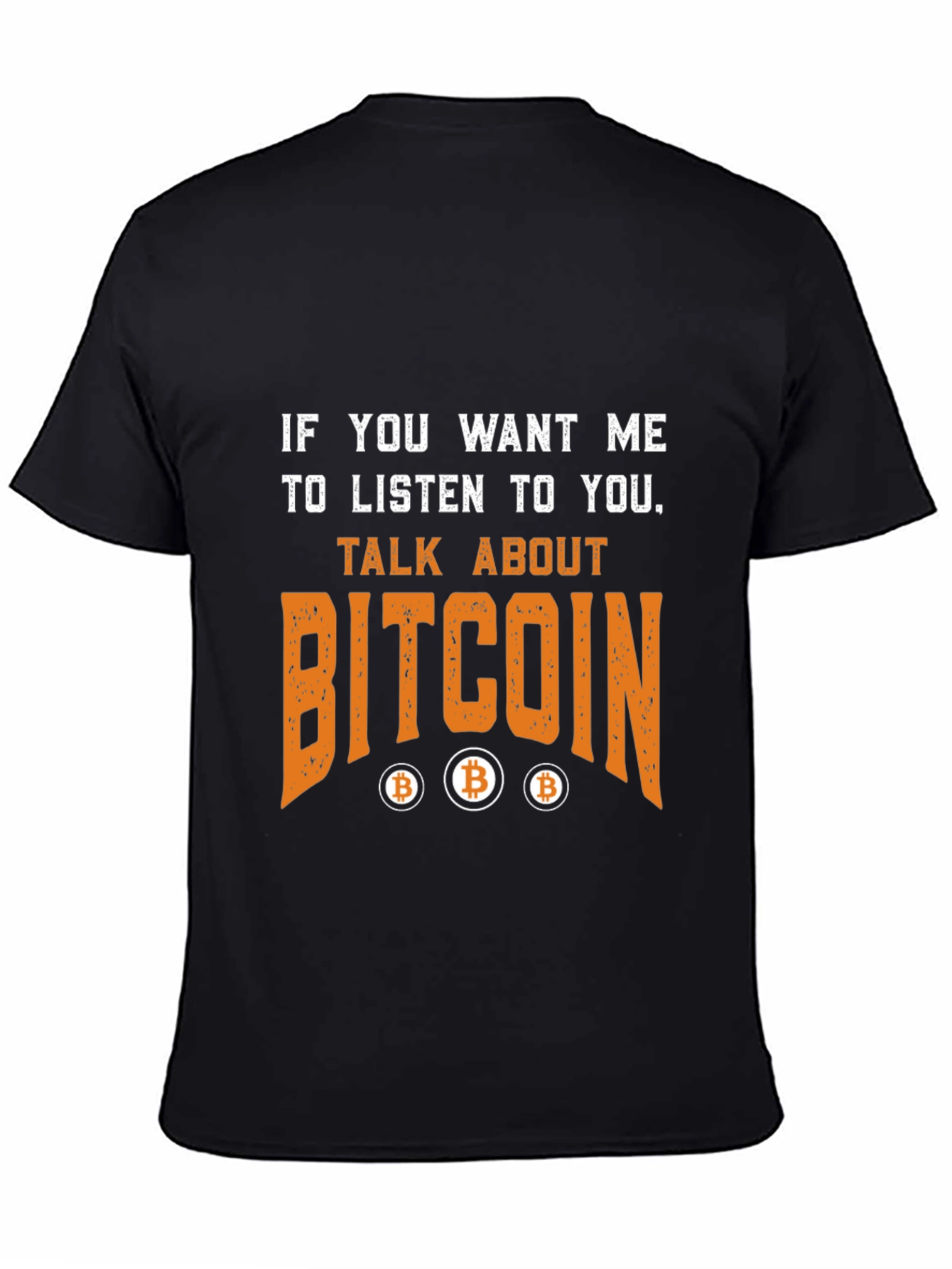 Bitcoin Graphic T-Shirt - Cryptocurrency Enthusiast Tee