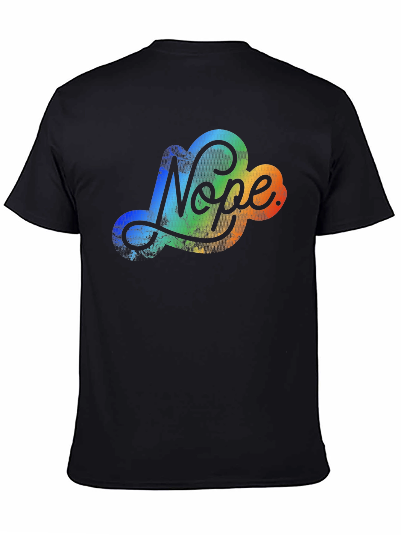 Nope Cloud Graphic T-Shirt - Mens Casual Tee