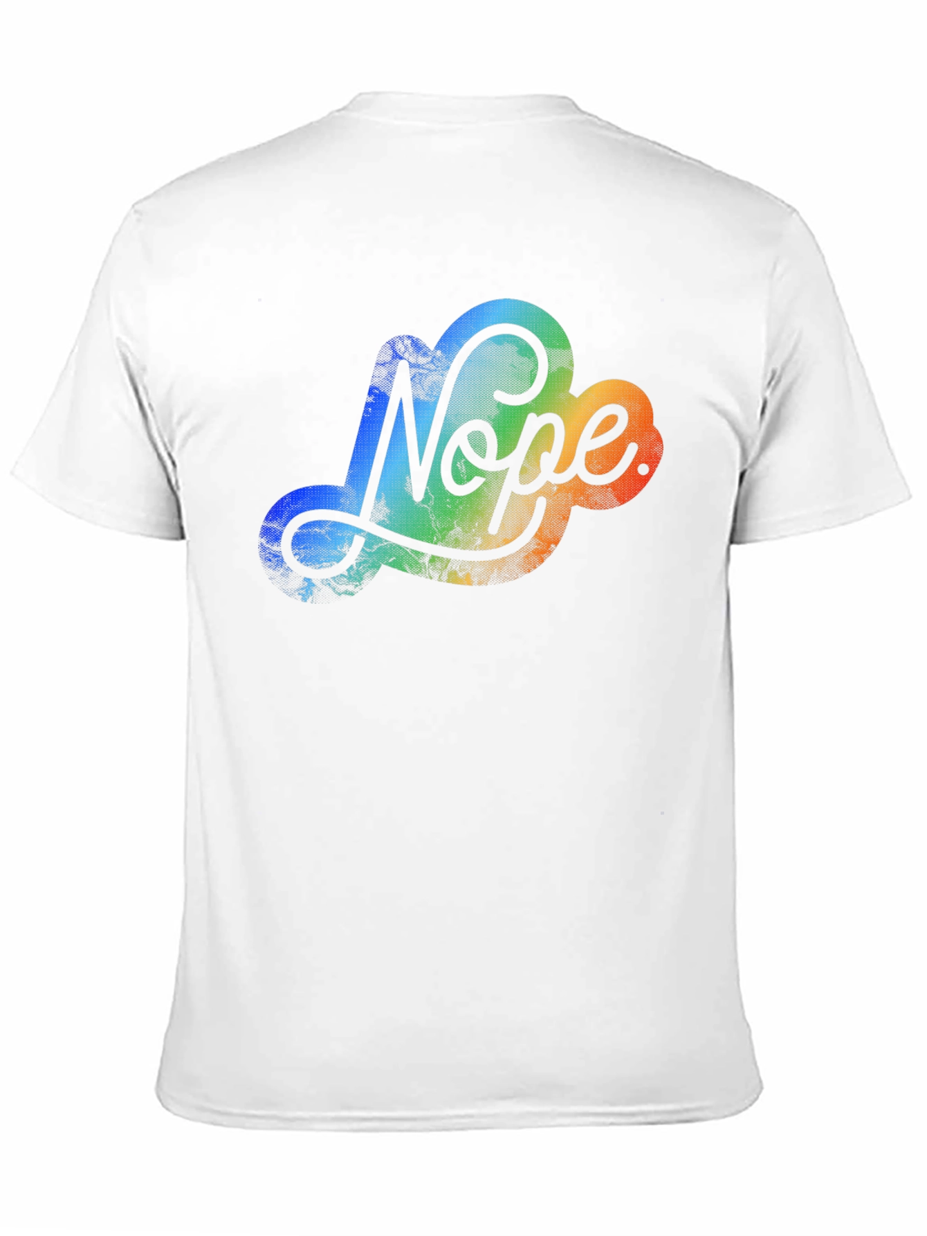 Nope Cloud Graphic T-Shirt - Mens Casual Tee