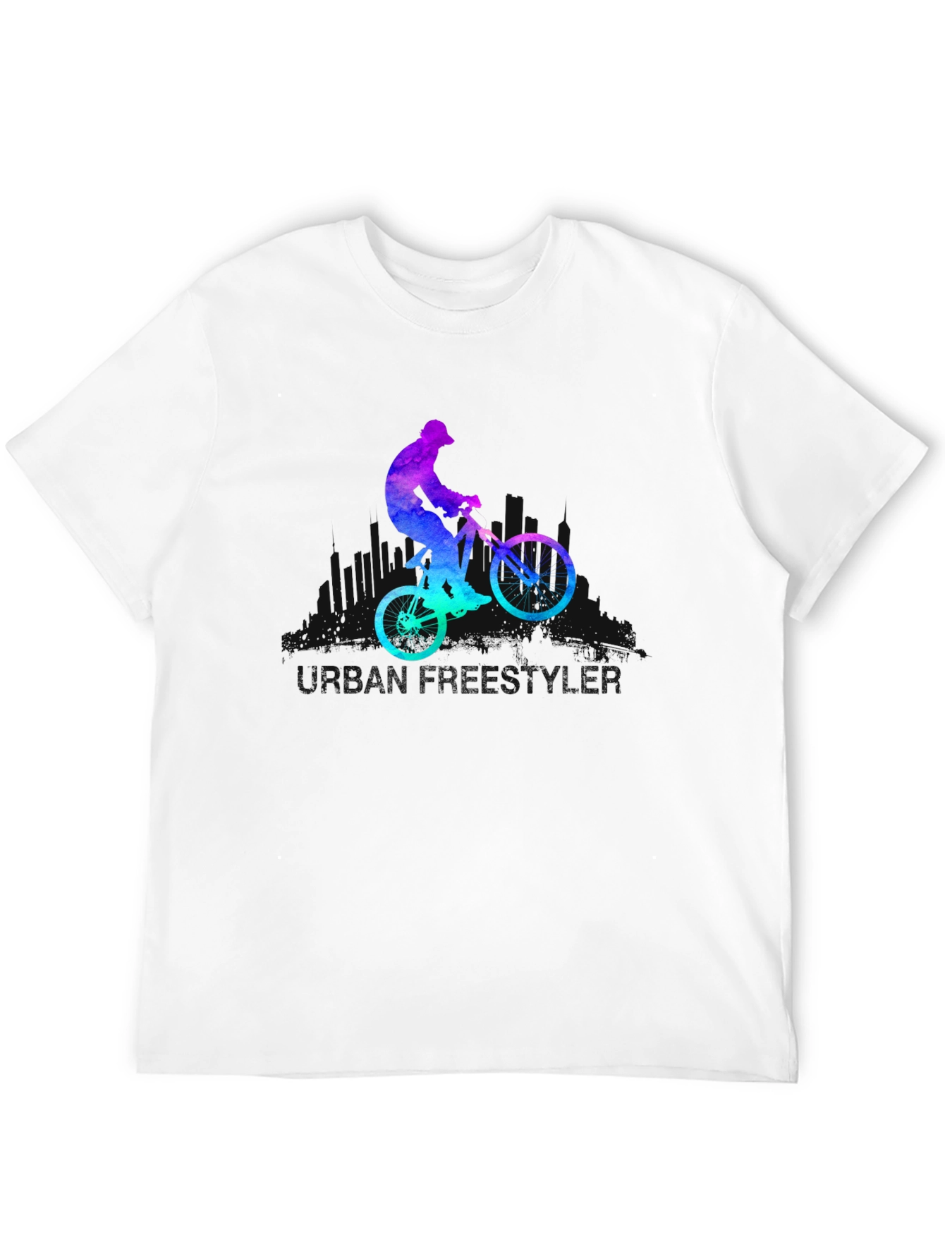 Mountain Biker Graphic Tee - Black