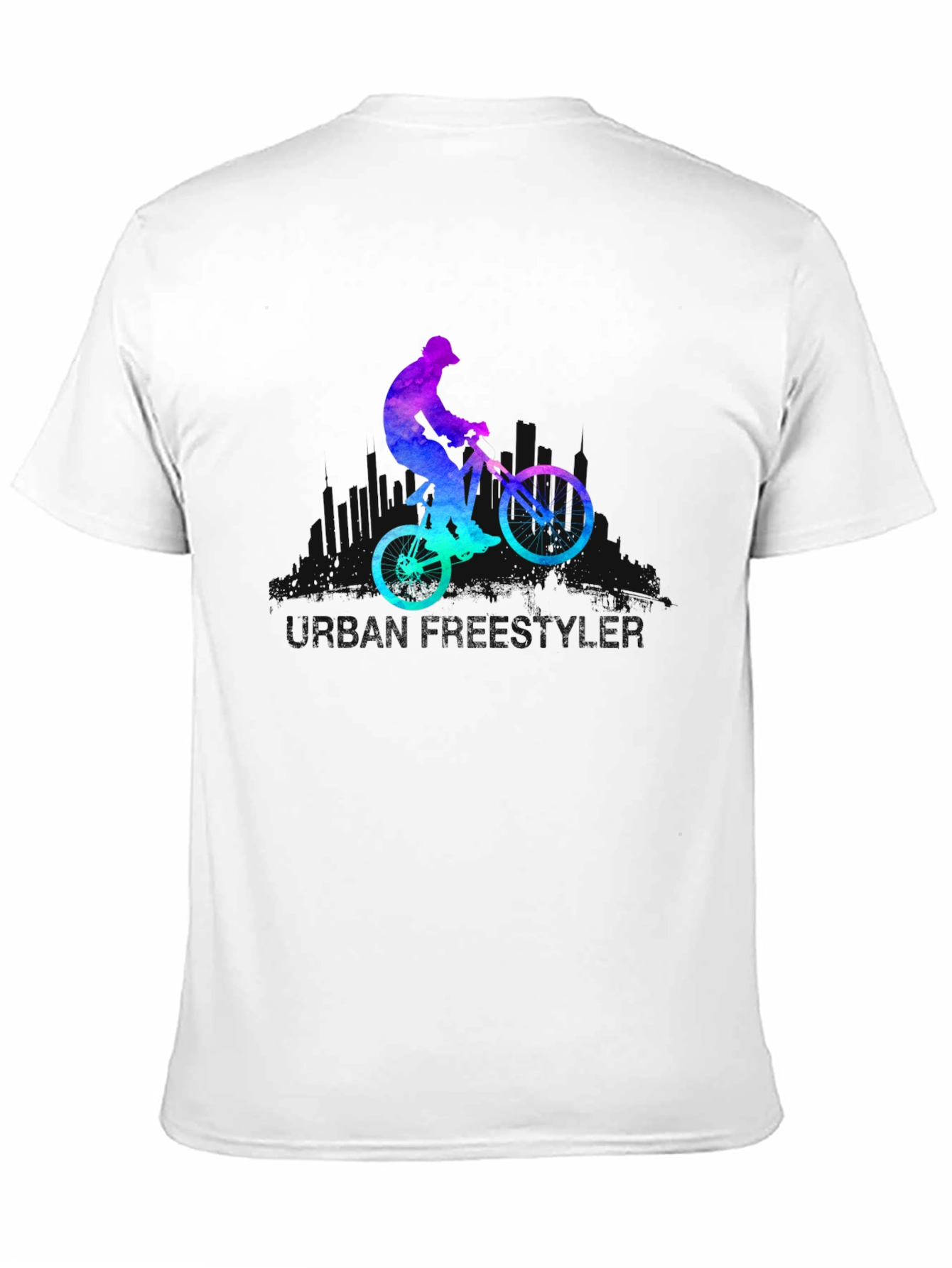 Mountain Biker Graphic Tee - Black