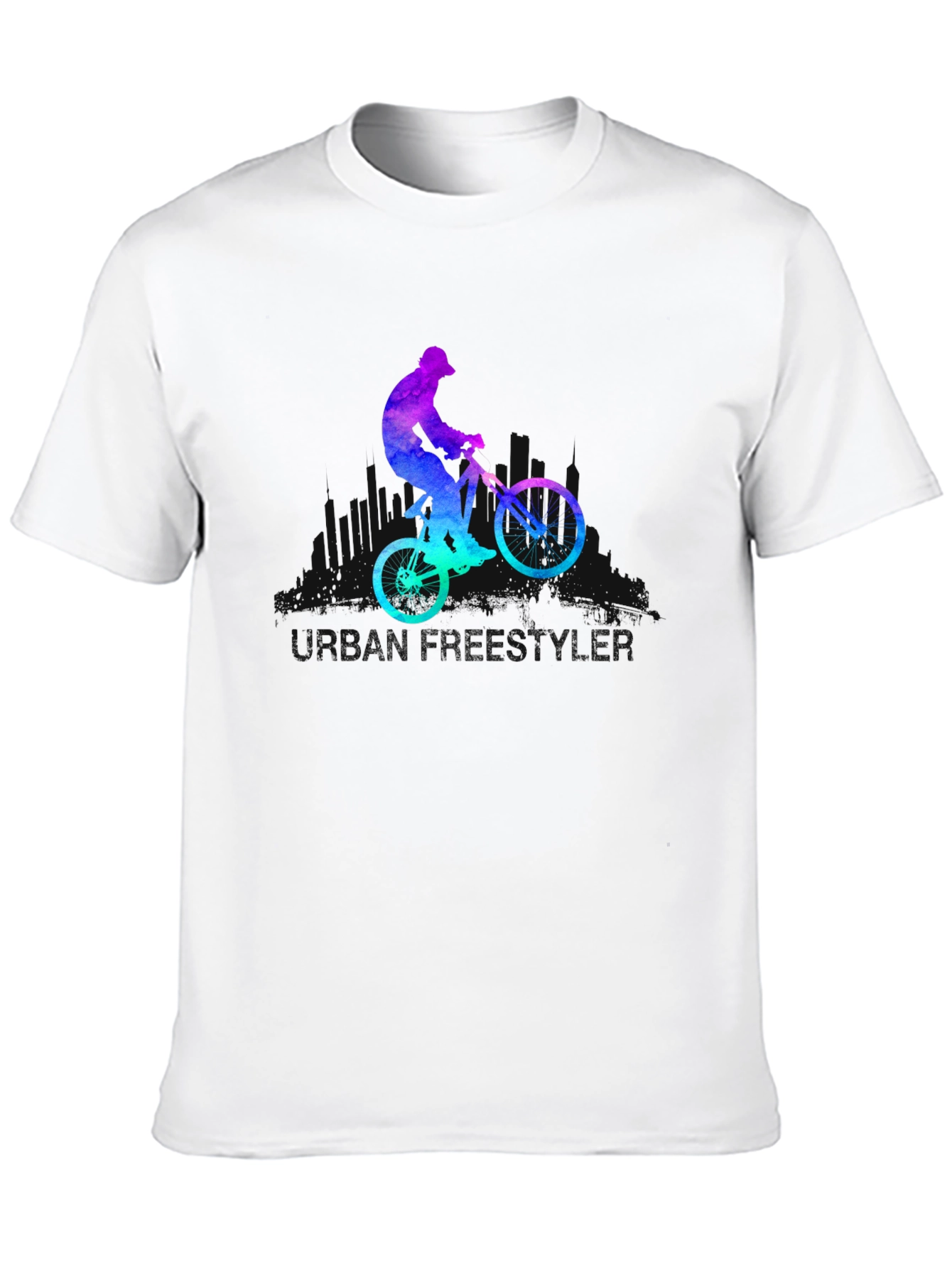 Mountain Biker Graphic Tee - Black