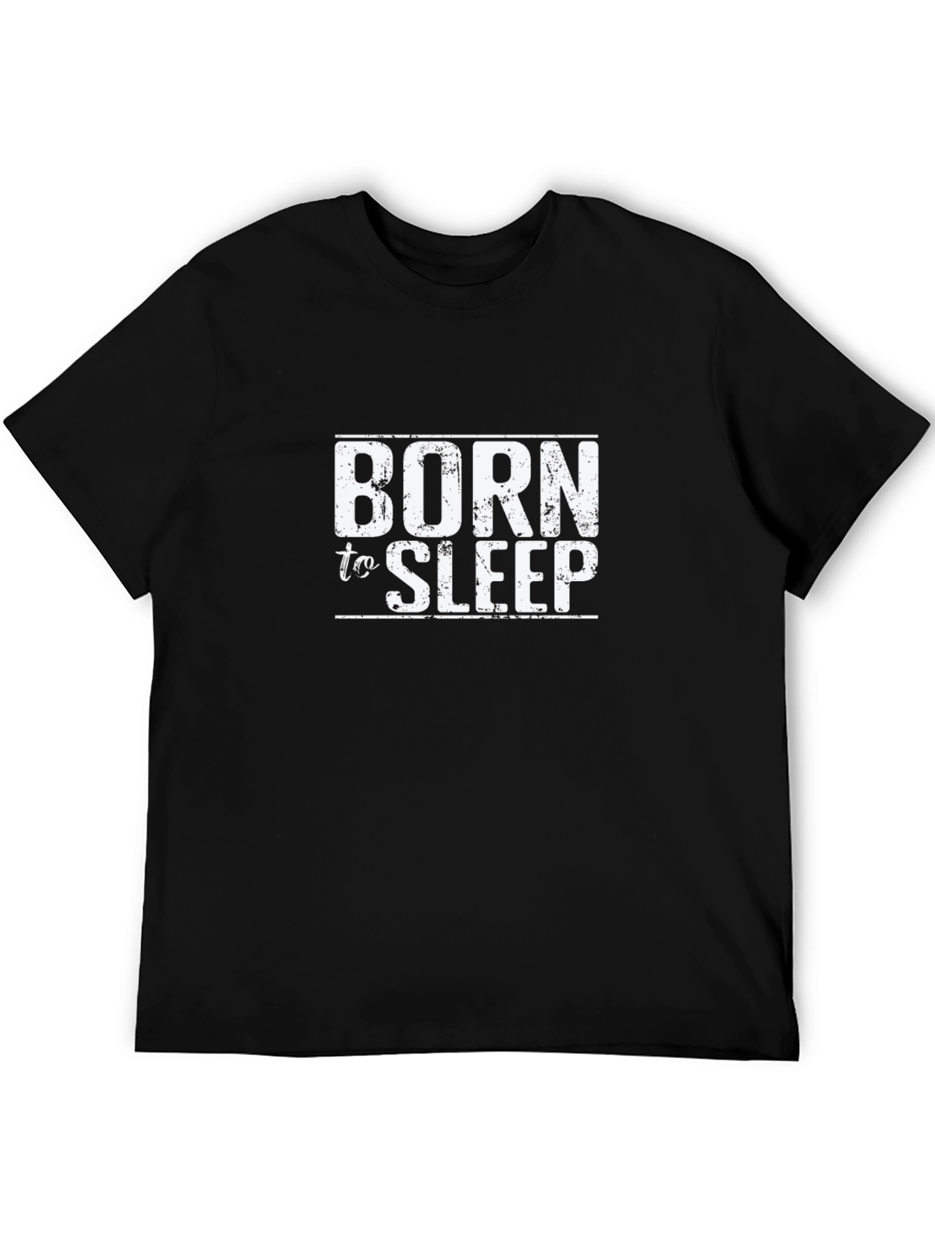 Born to Sleep Black T-Shirt