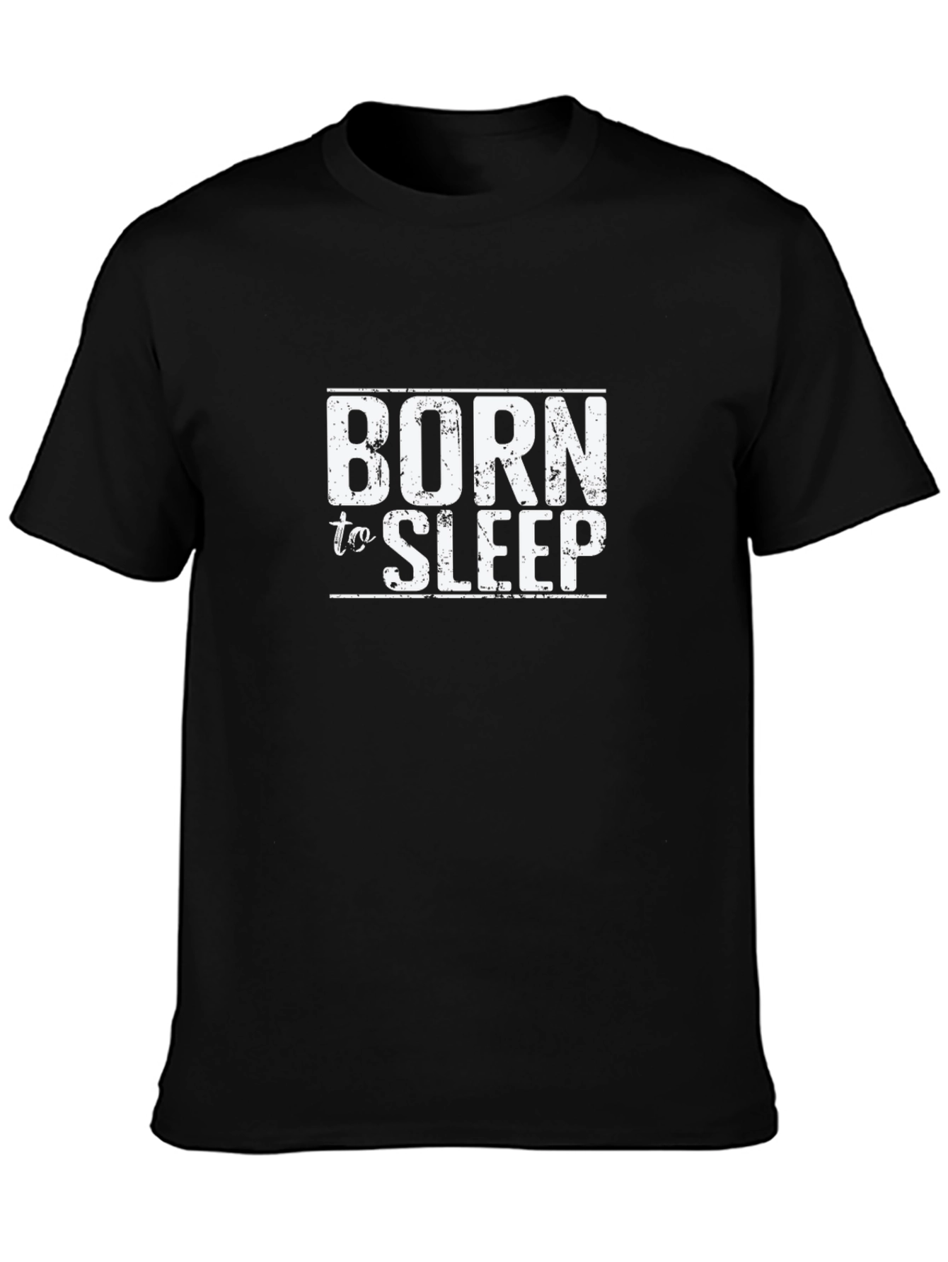 Born to Sleep Black T-Shirt