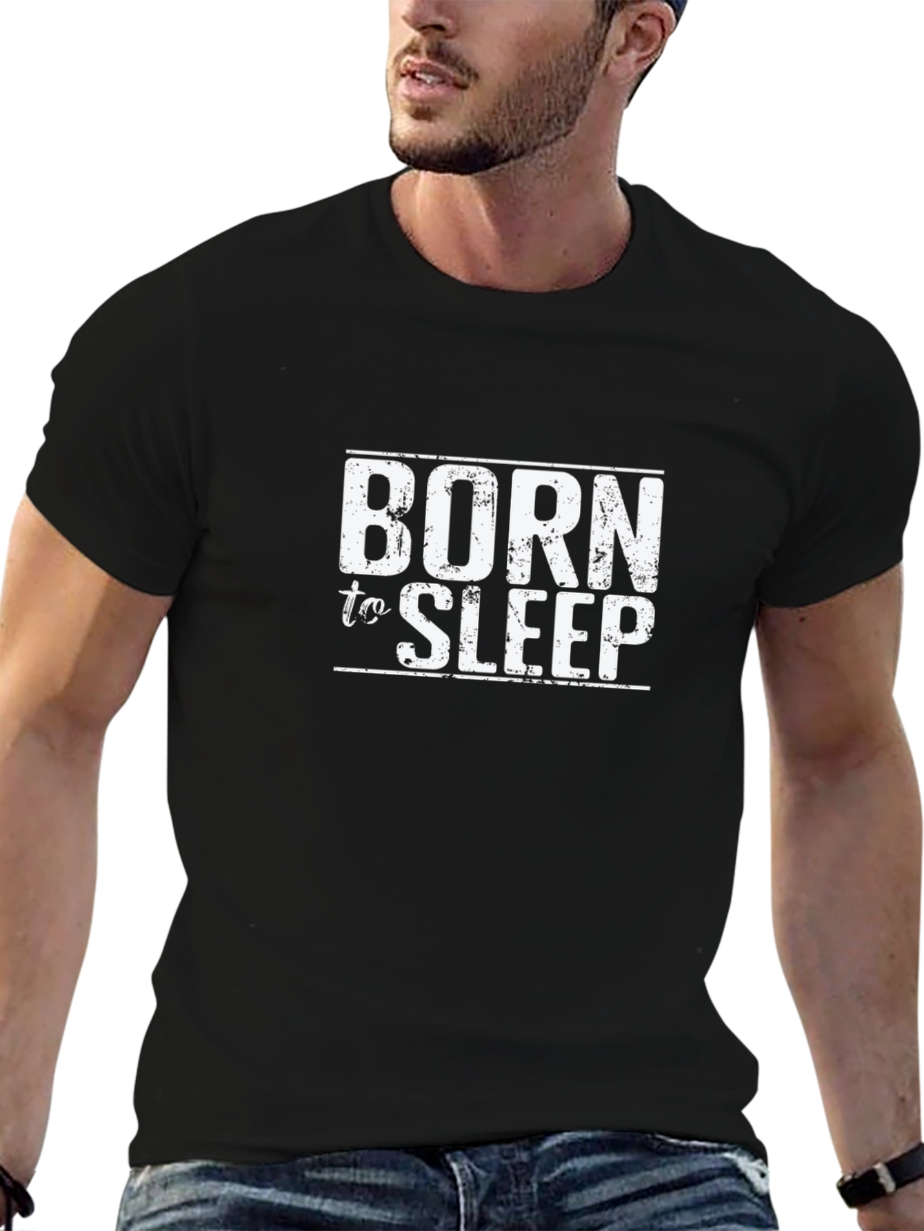 Born to Sleep Black T-Shirt