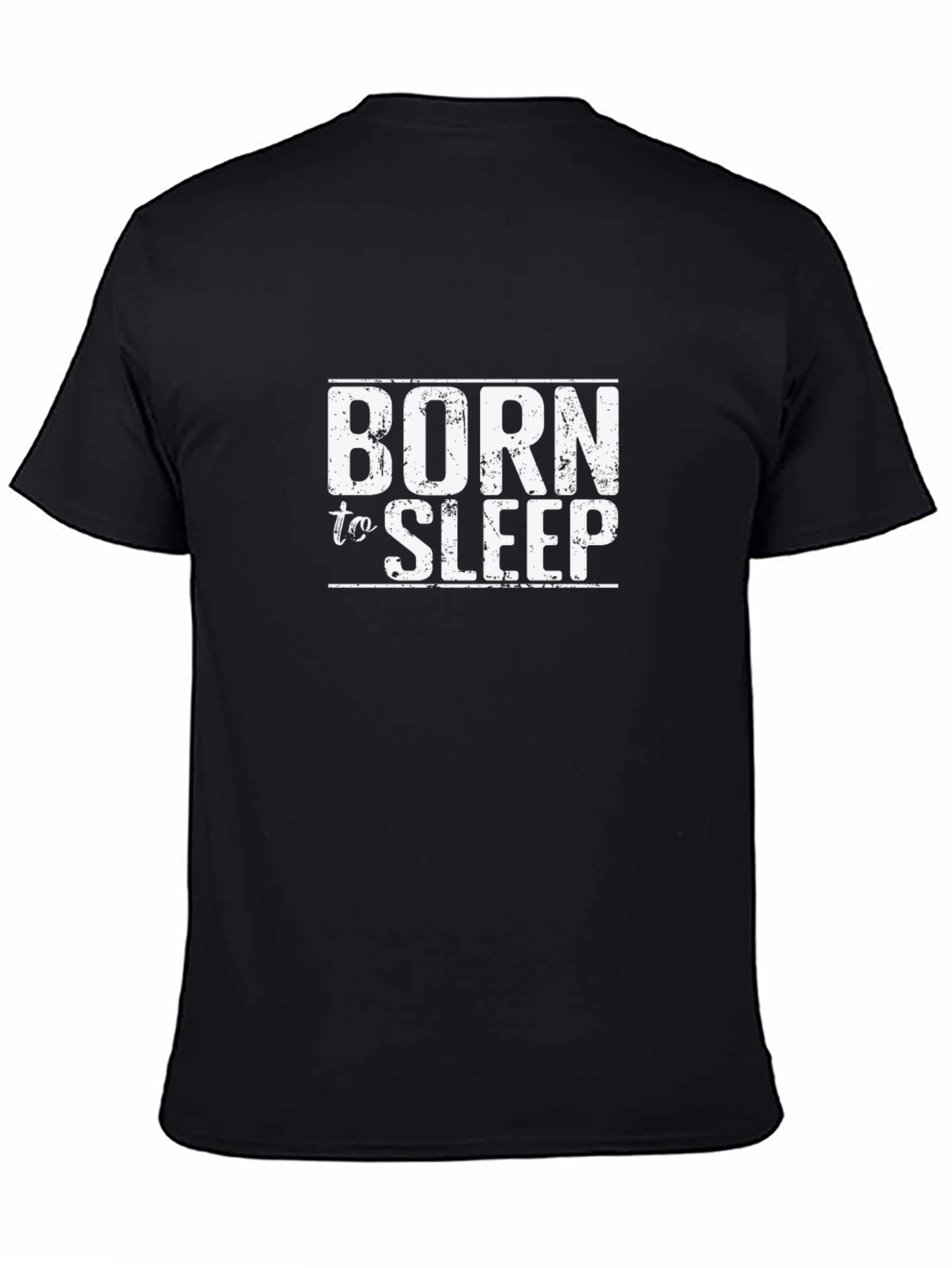 Born to Sleep Black T-Shirt