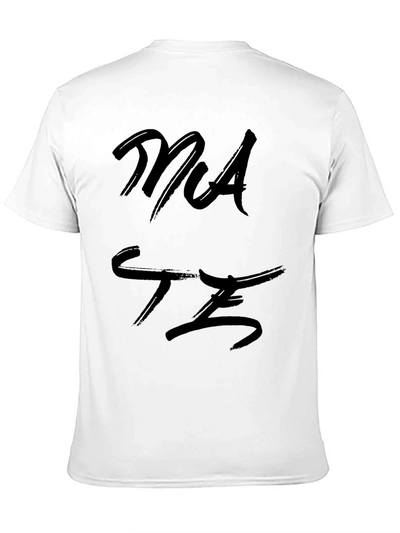 Mens Black Graphic T-Shirt - MATE Design