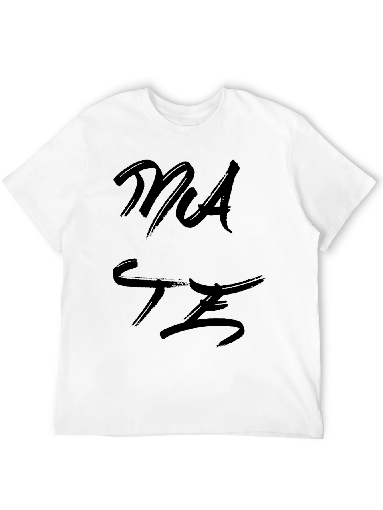 Mens Black Graphic T-Shirt - MATE Design