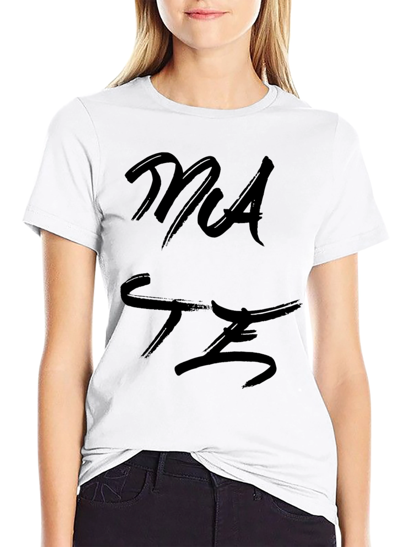 Mens Black Graphic T-Shirt - MATE Design