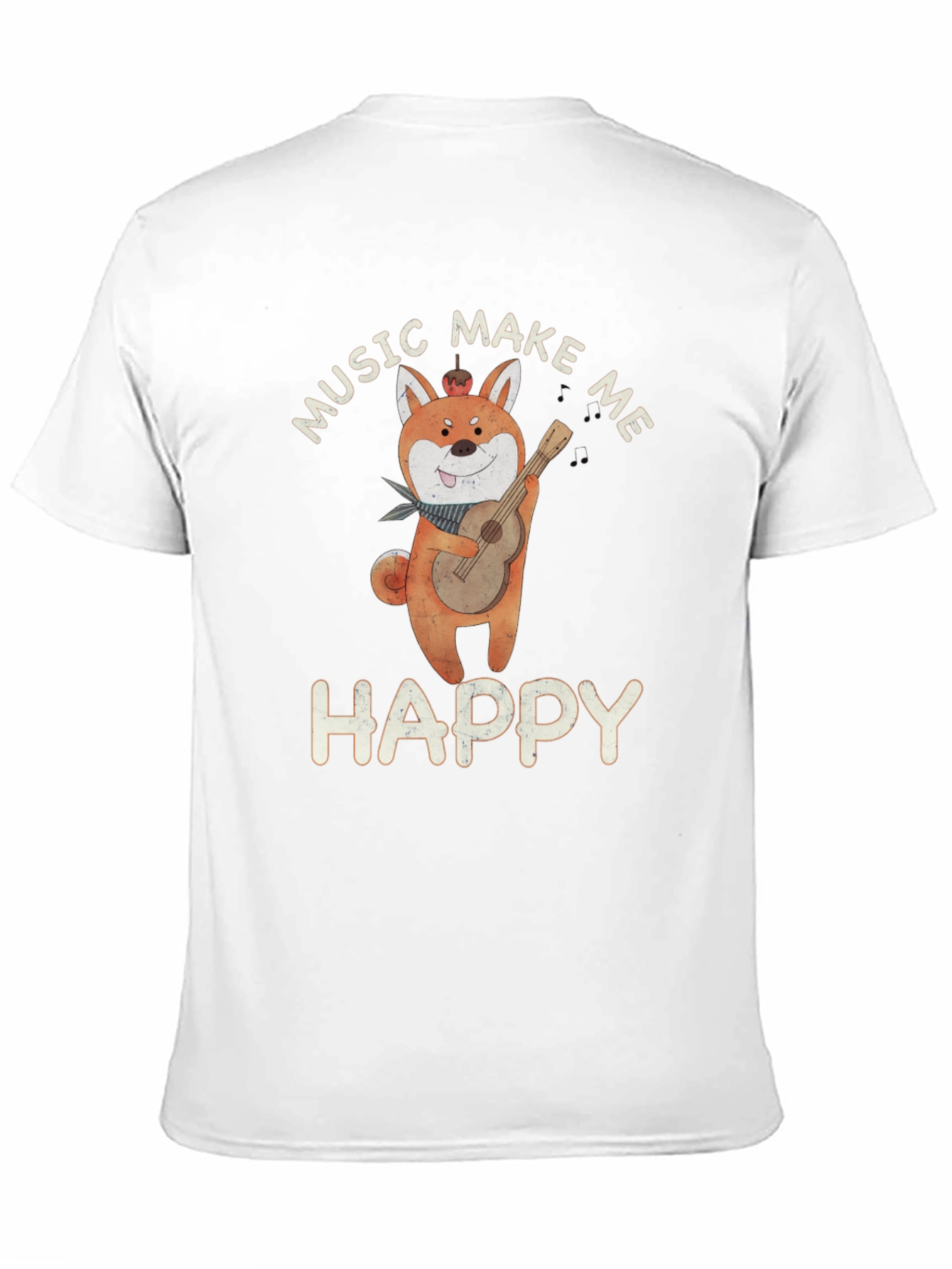 Music Makes Me Happy Graphic T-Shirt