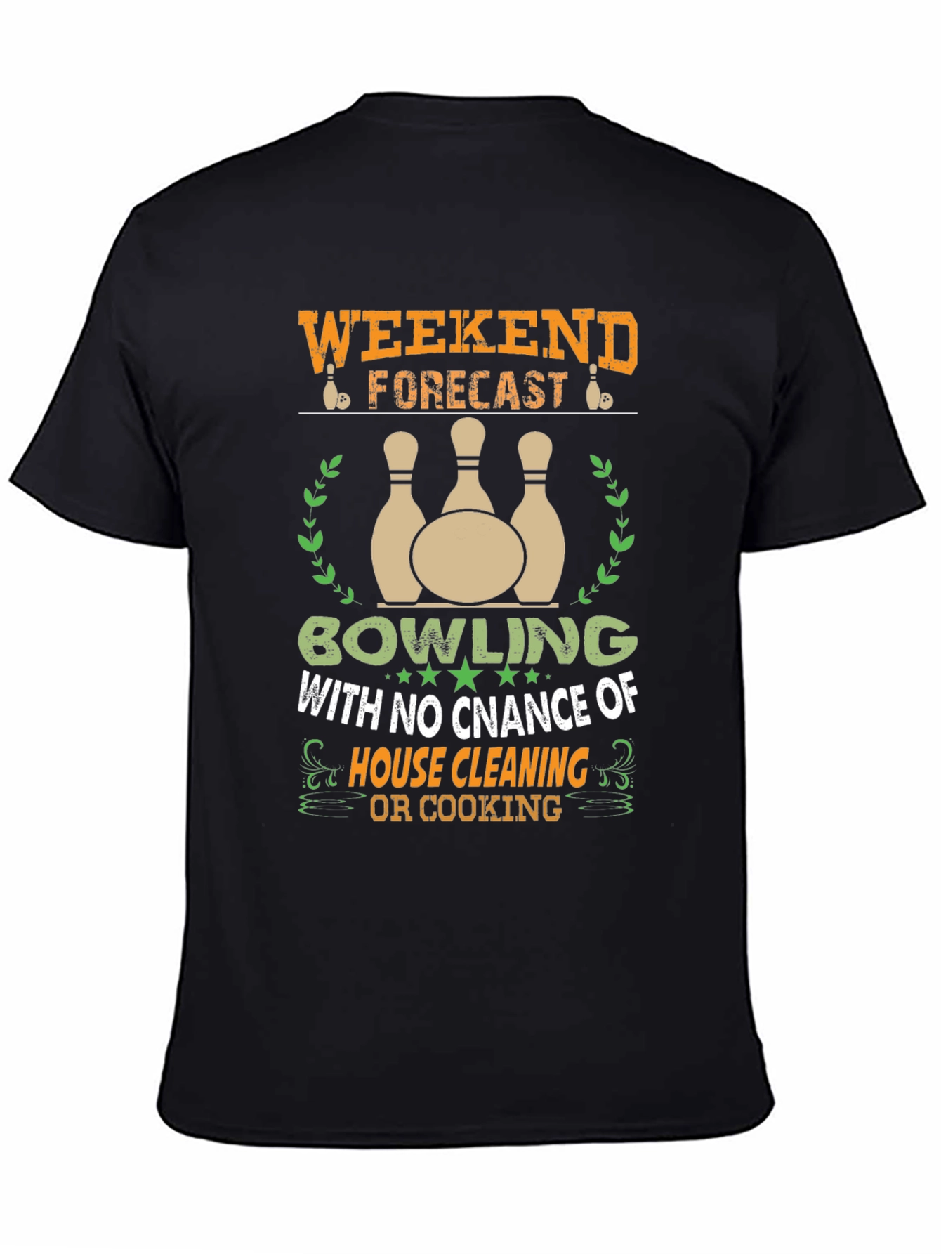 Bowling Weekend Forecast T-Shirt