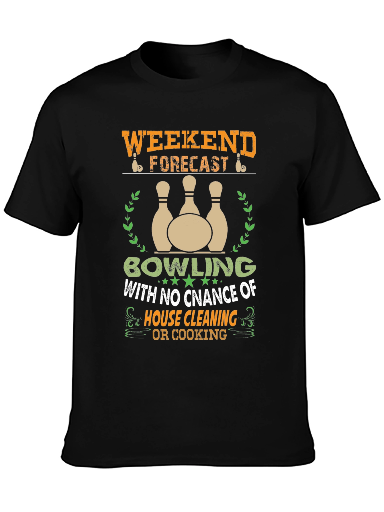 Bowling Weekend Forecast T-Shirt