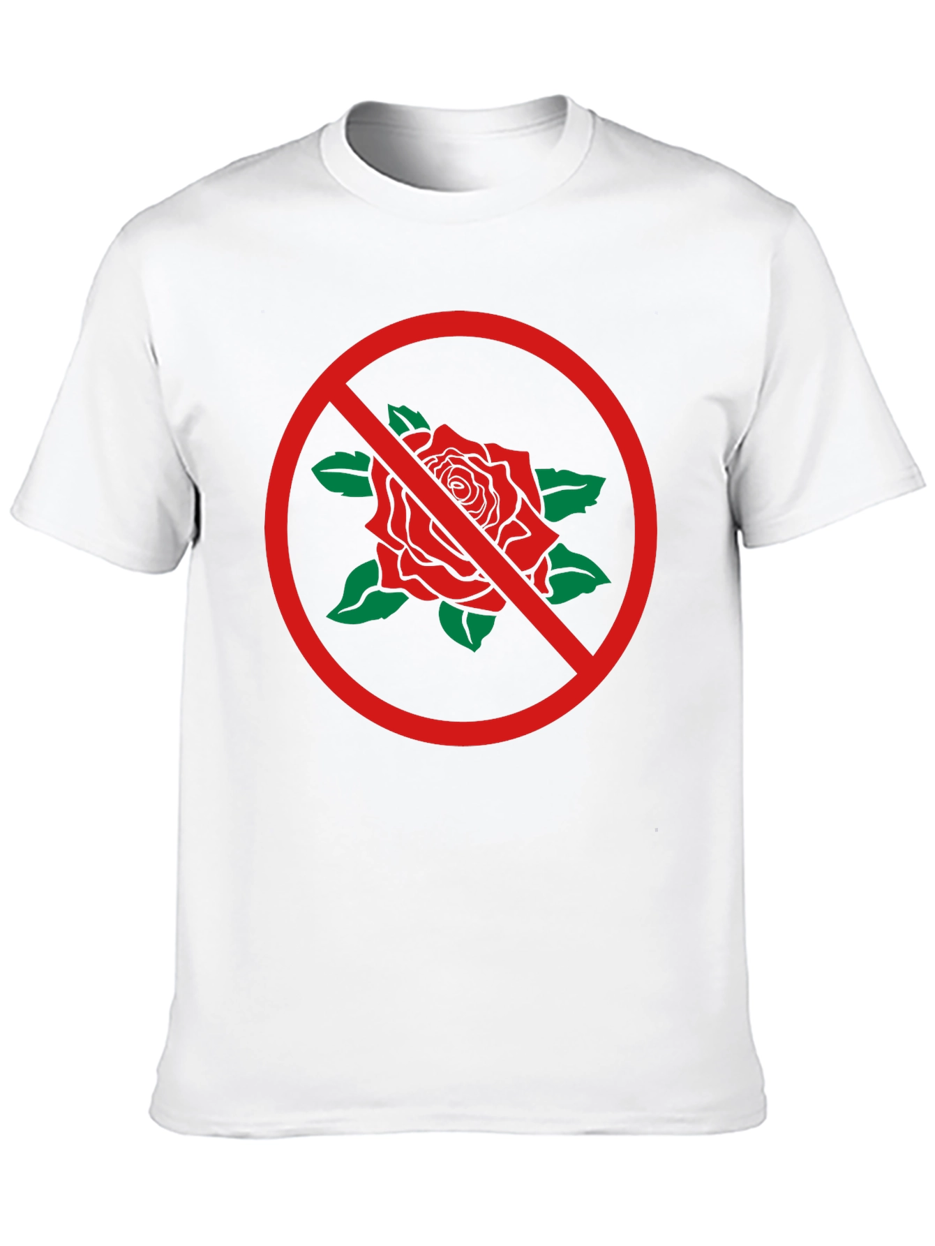 No Roses Graphic Tee - Black Casual T-Shirt