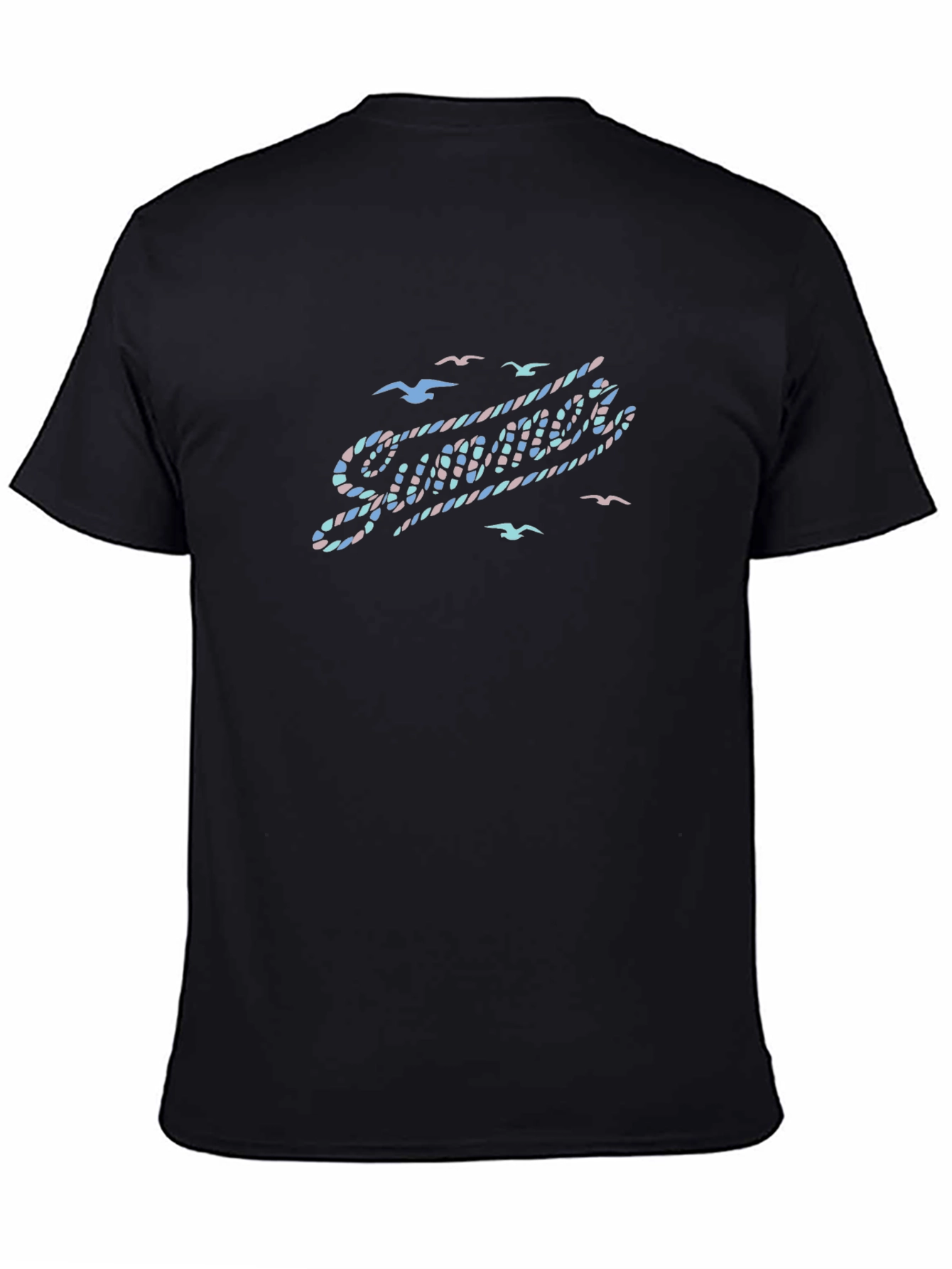 Summer Vibes Graphic Tee - Black T-Shirt