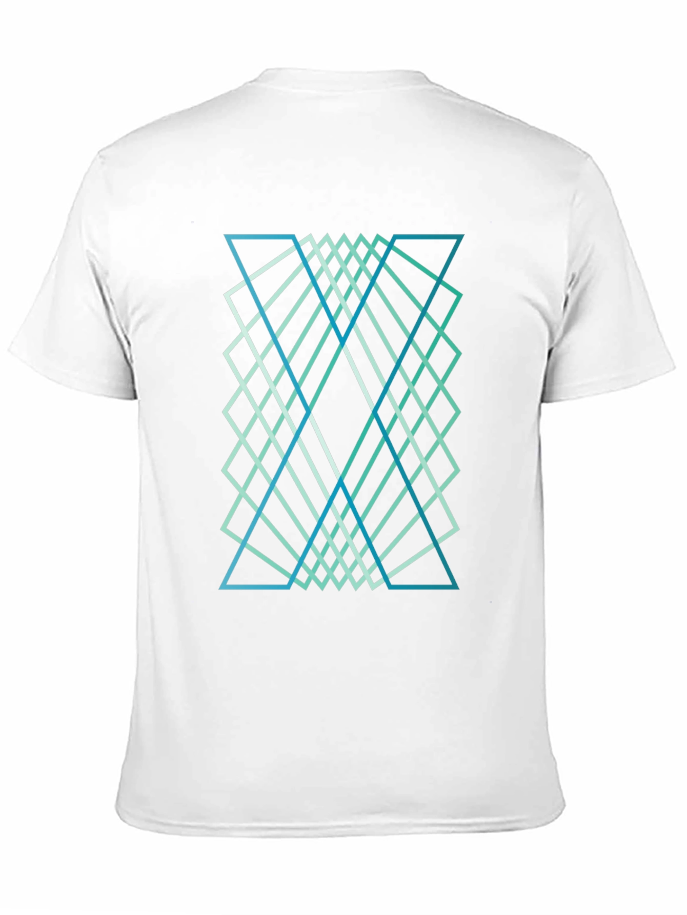 Geometric Design Tee - Stylish Graphic Print Shirt