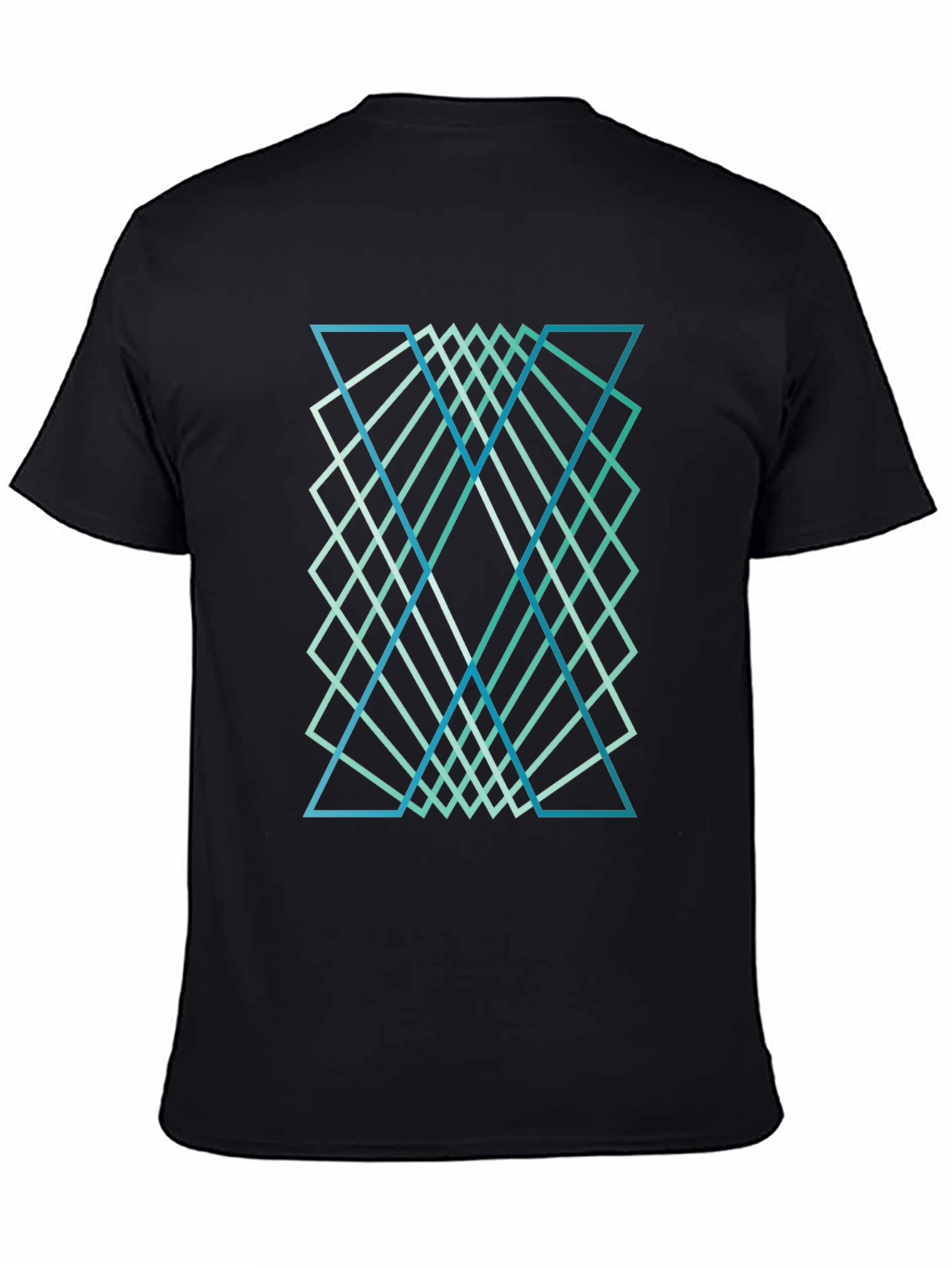 Geometric Design Tee - Stylish Graphic Print Shirt