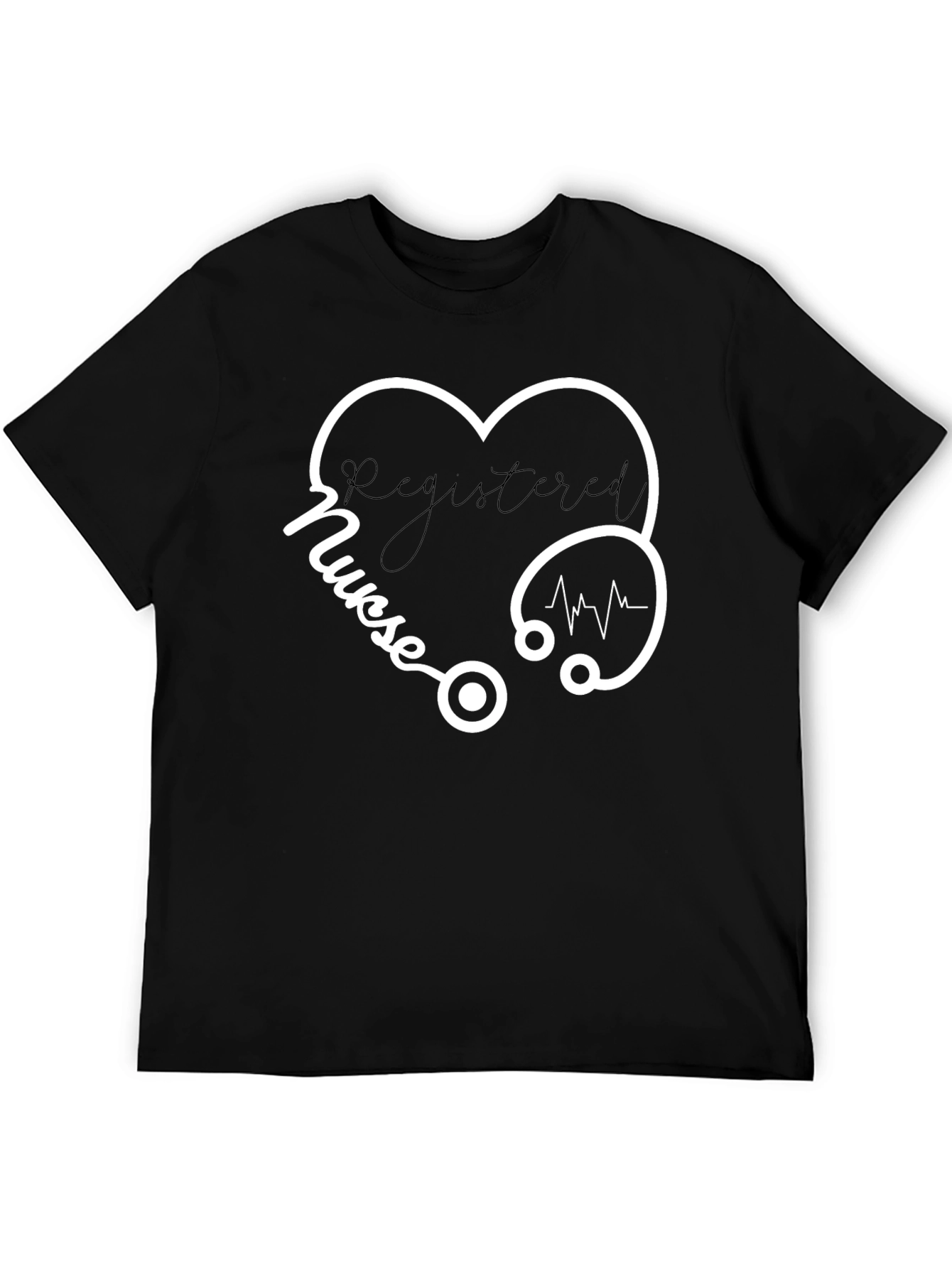 Registered Nurse Heart Stethoscope T-Shirt