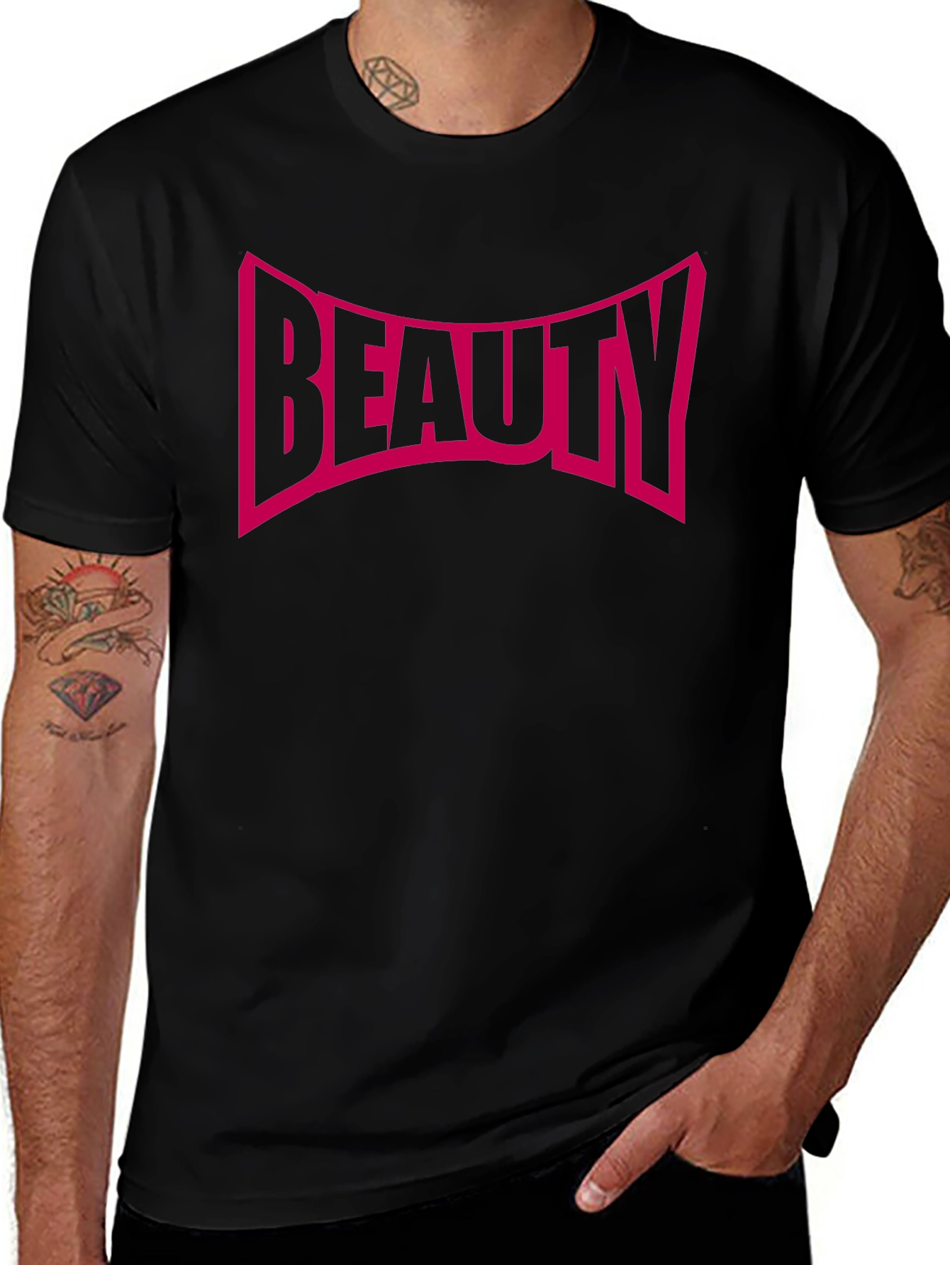 Beauty Graphic Tee - Black