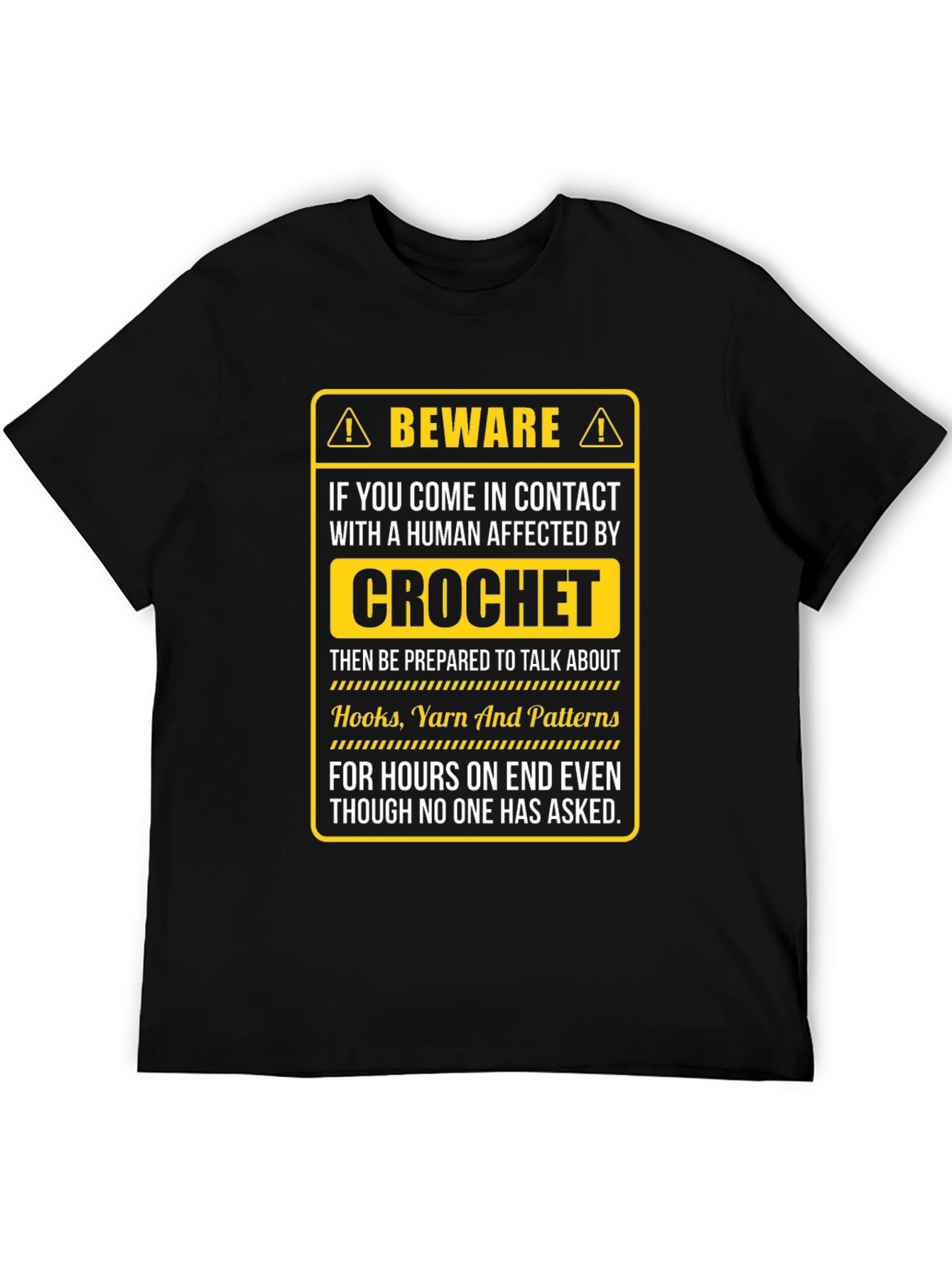 Beware Crochet T-Shirt