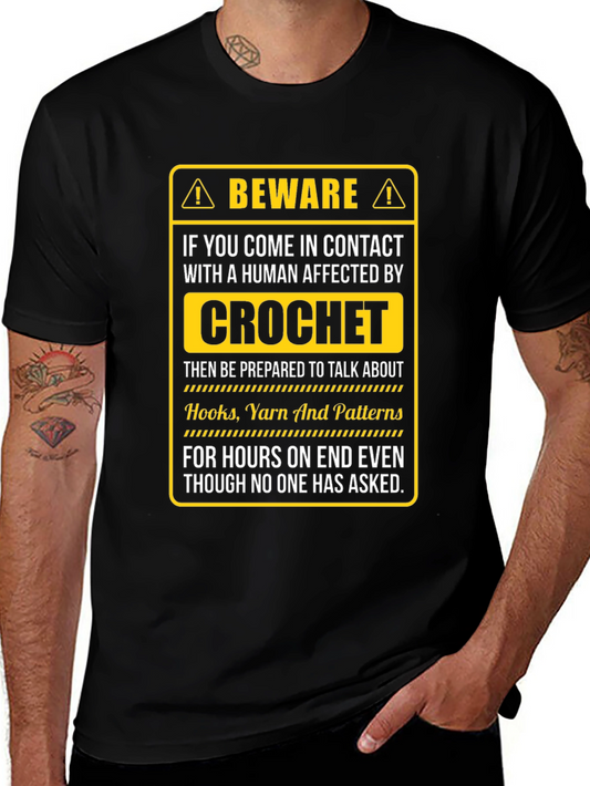 Beware Crochet T-Shirt