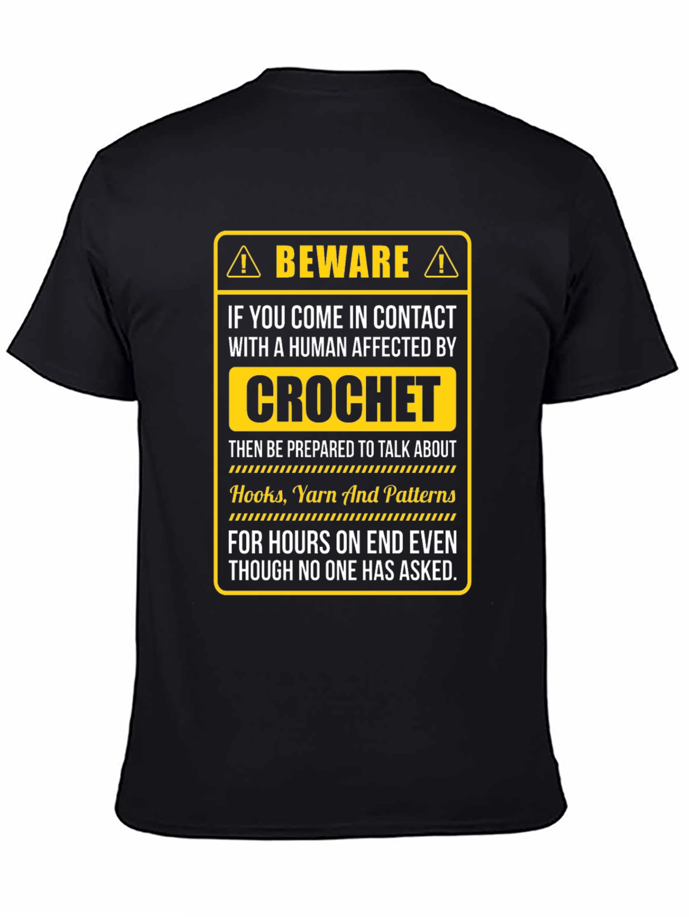 Beware Crochet T-Shirt