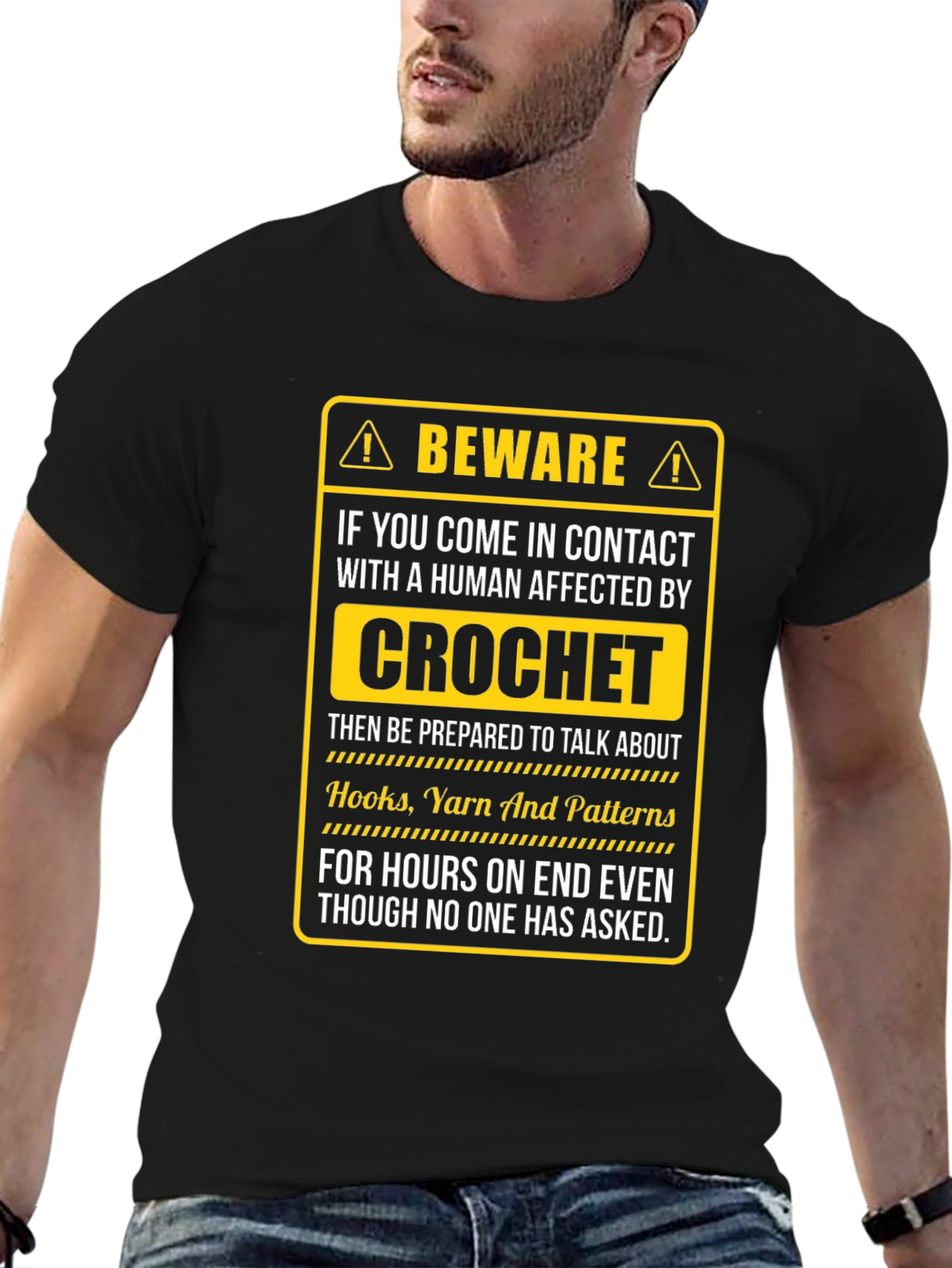 Beware Crochet T-Shirt