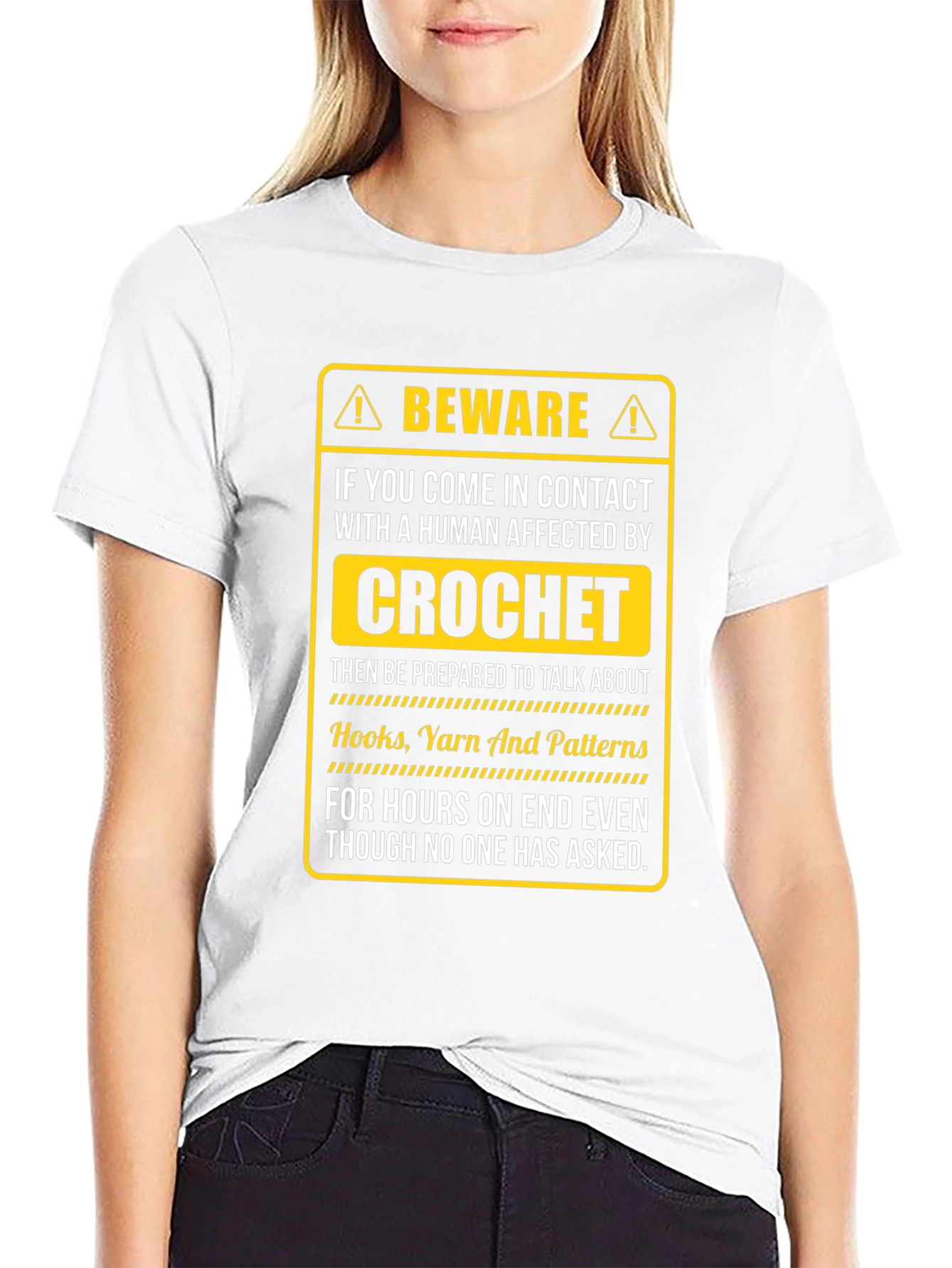 Beware Crochet T-Shirt